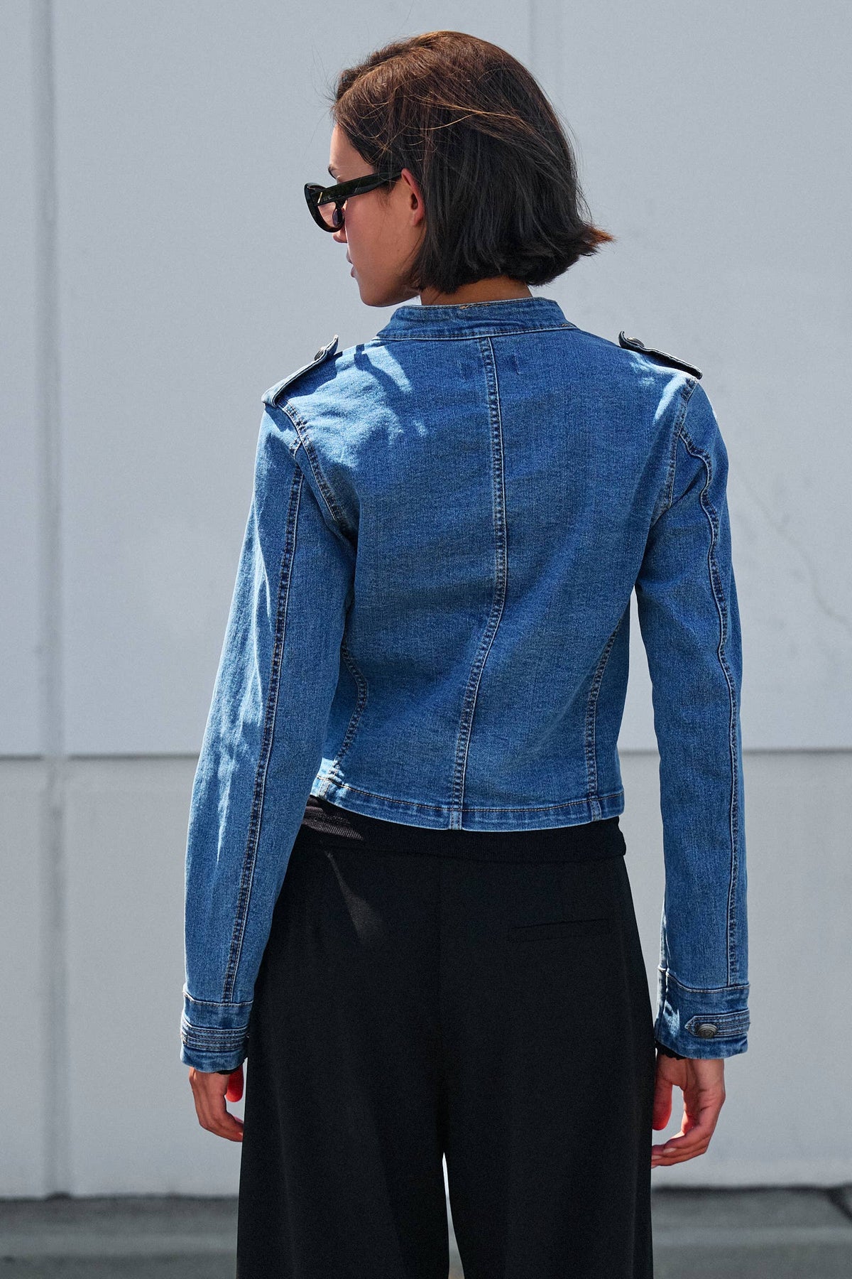 Military Jean Jacket