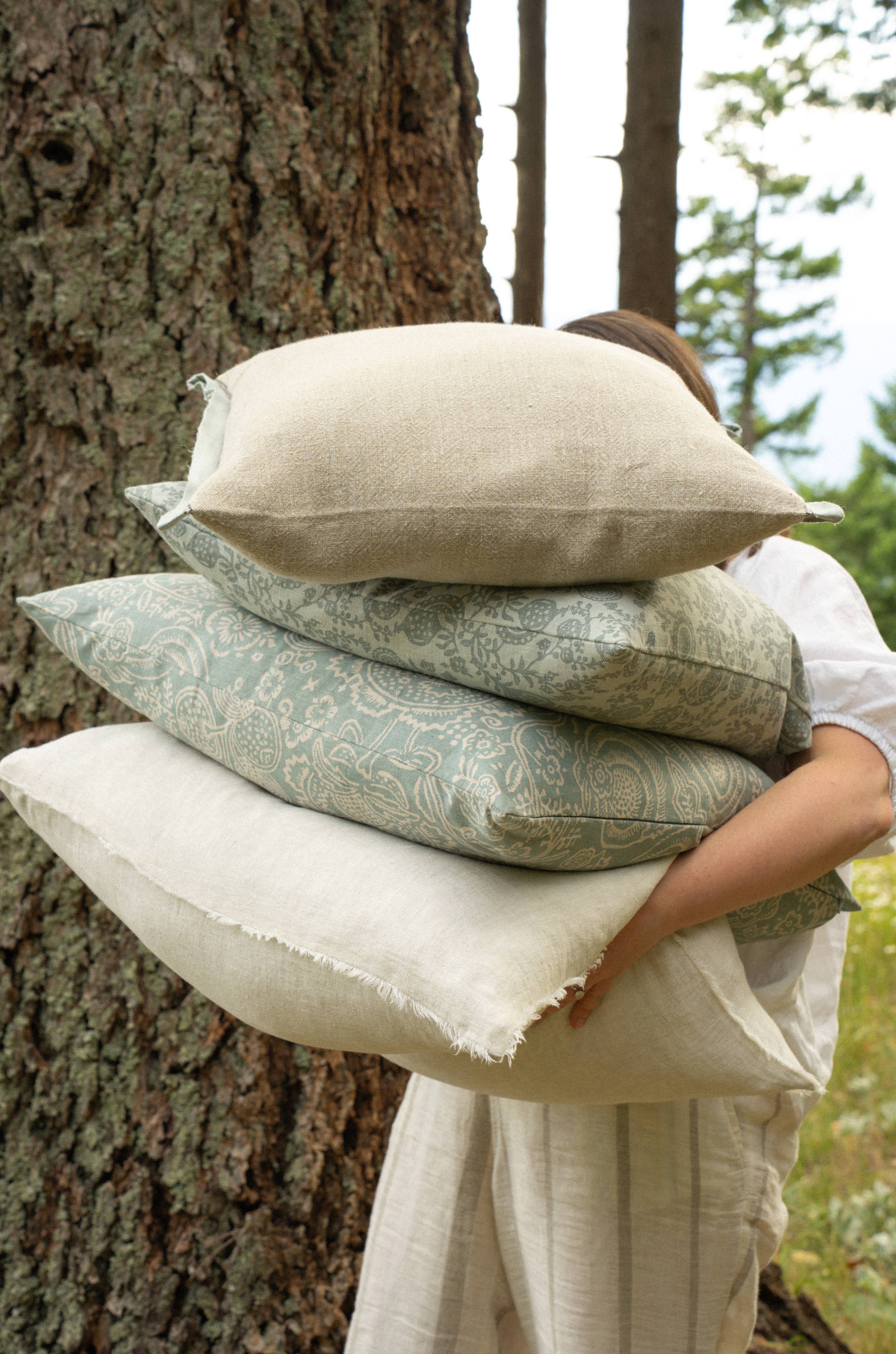 Eden Patterned Pillow
