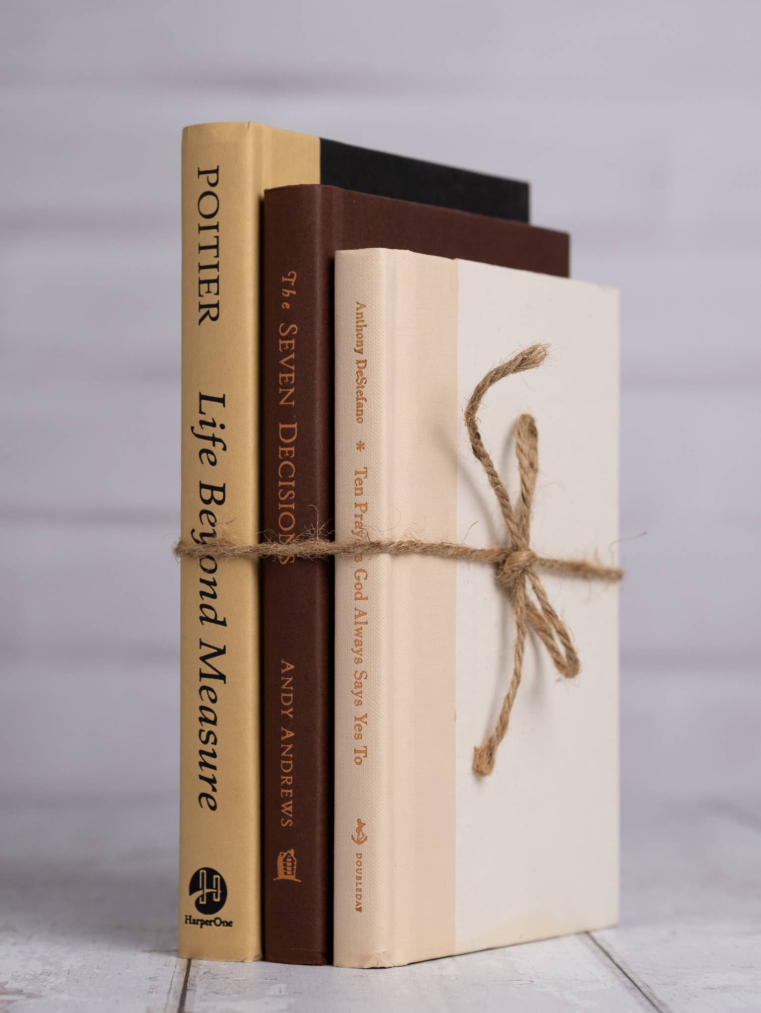 Set of 3 Decorative Books - Neutrals
