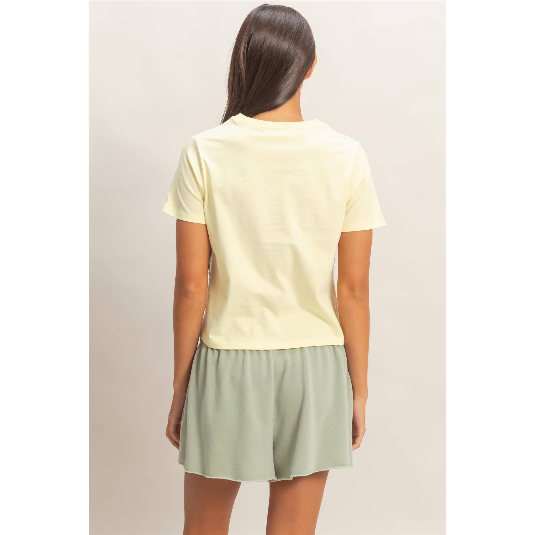 Crew Neck Cotton T-Shirt