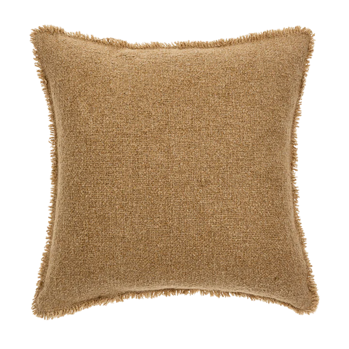 Fringed Boucle Pillow