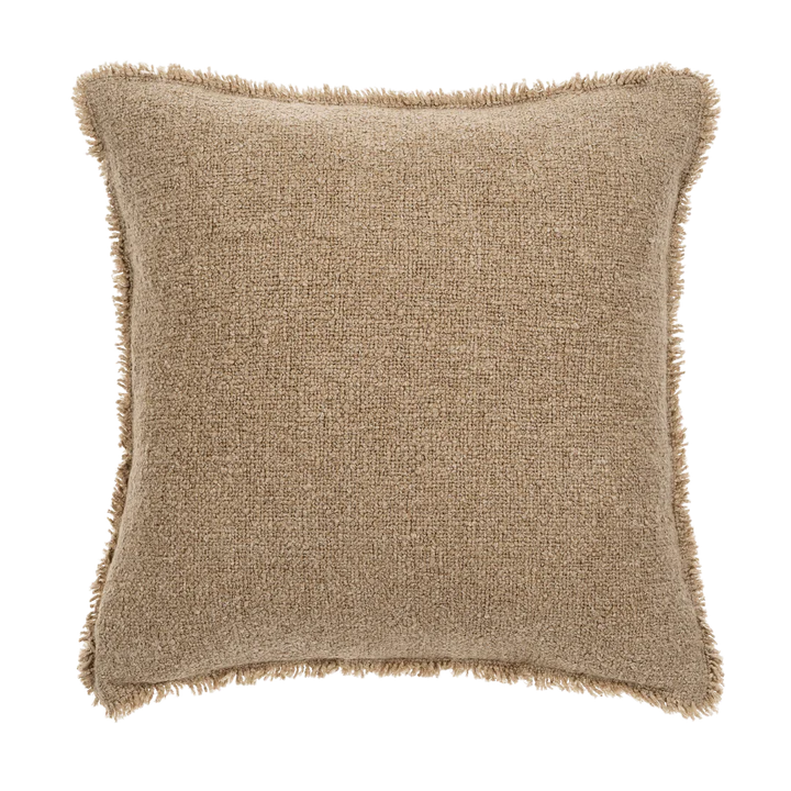 Fringed Boucle Pillow