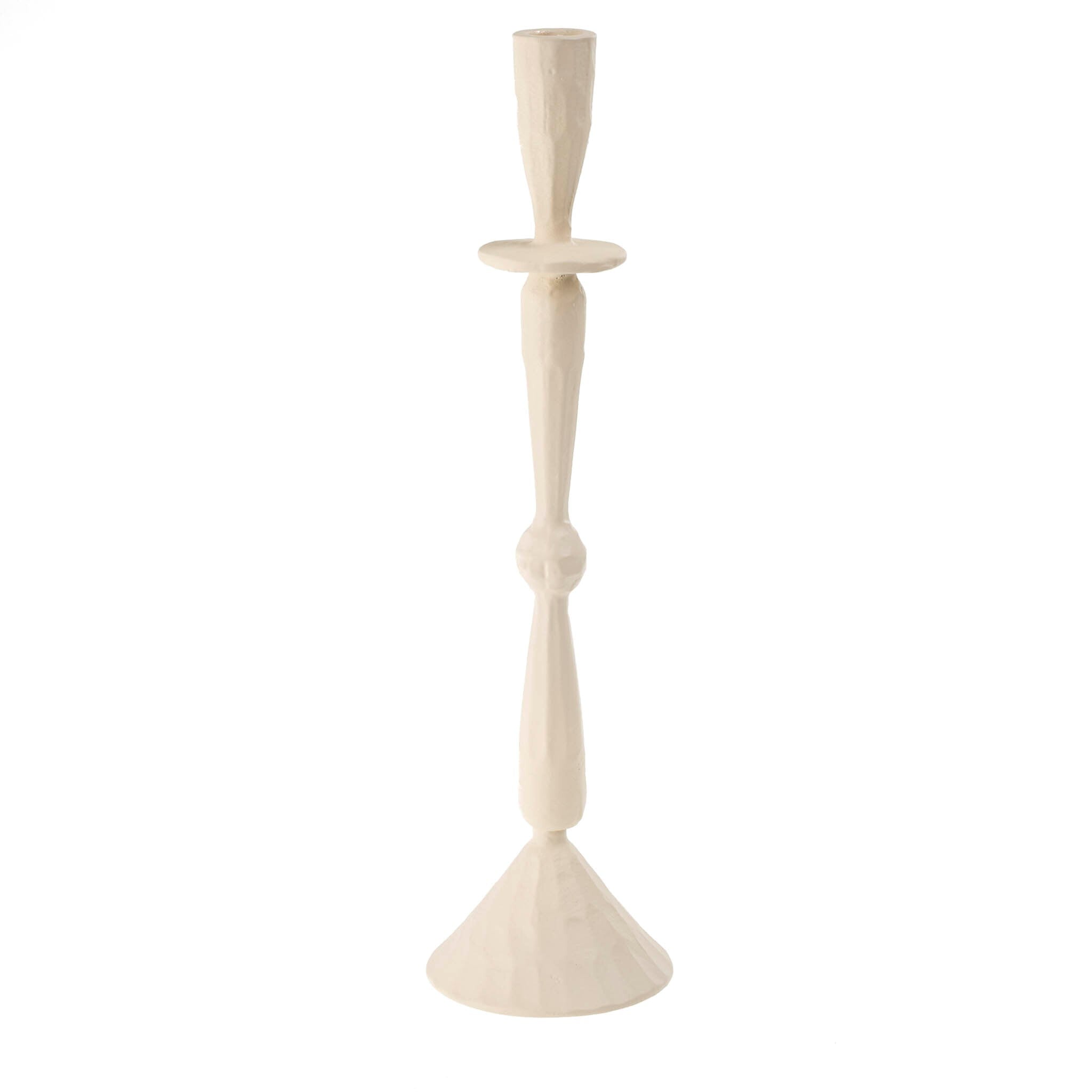 Matte White Candlesticks