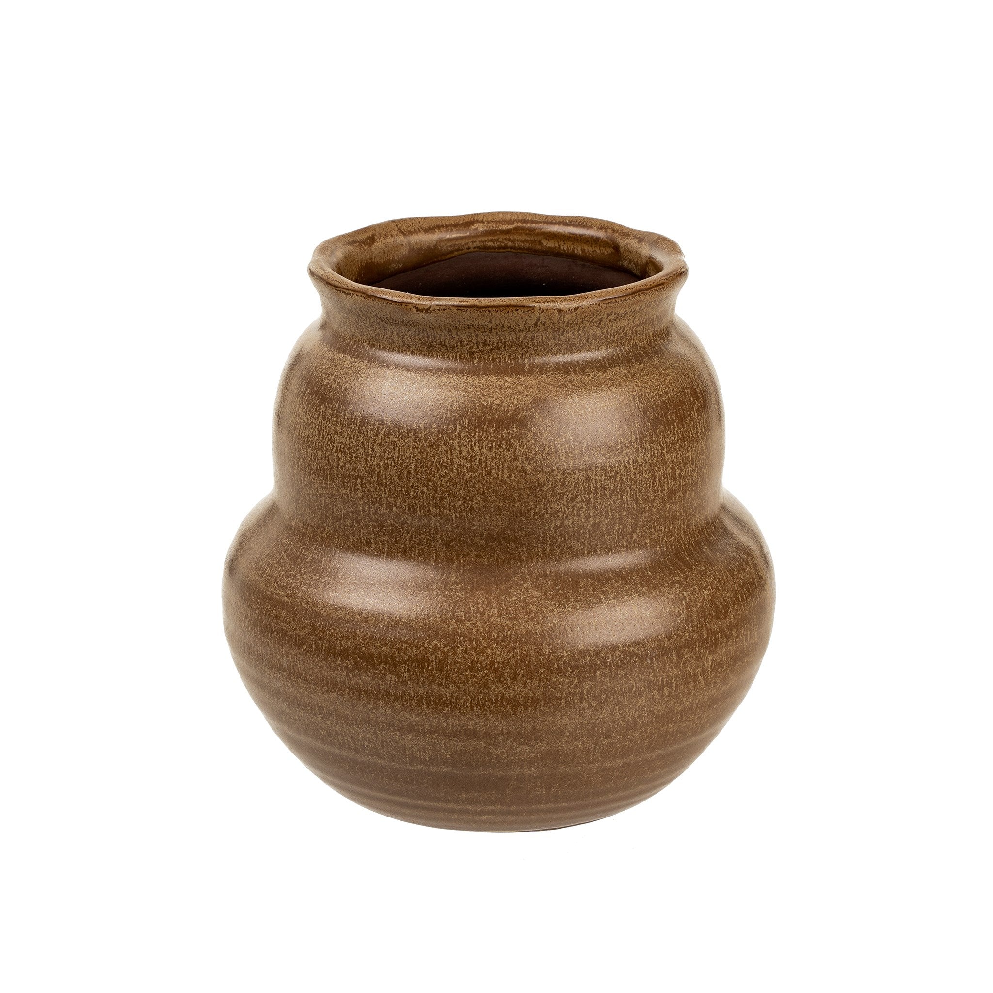 Brown Bubble Vase