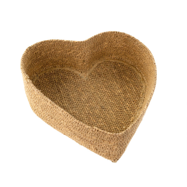 Heart-Shaped Woven Basket