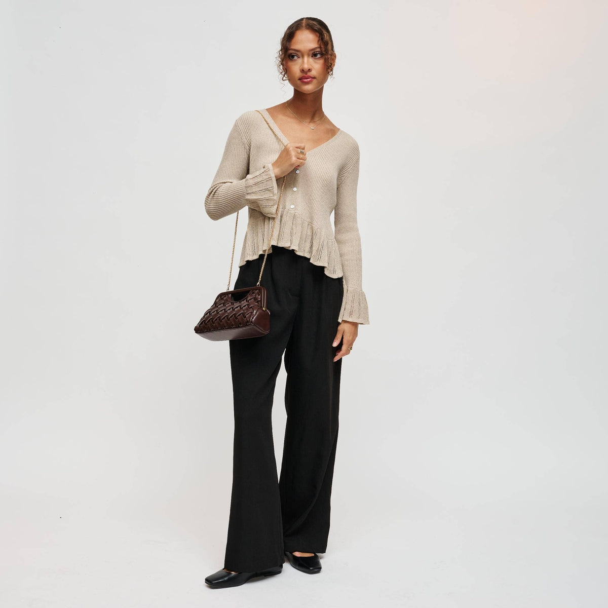 Alouette Chocolate Clutch