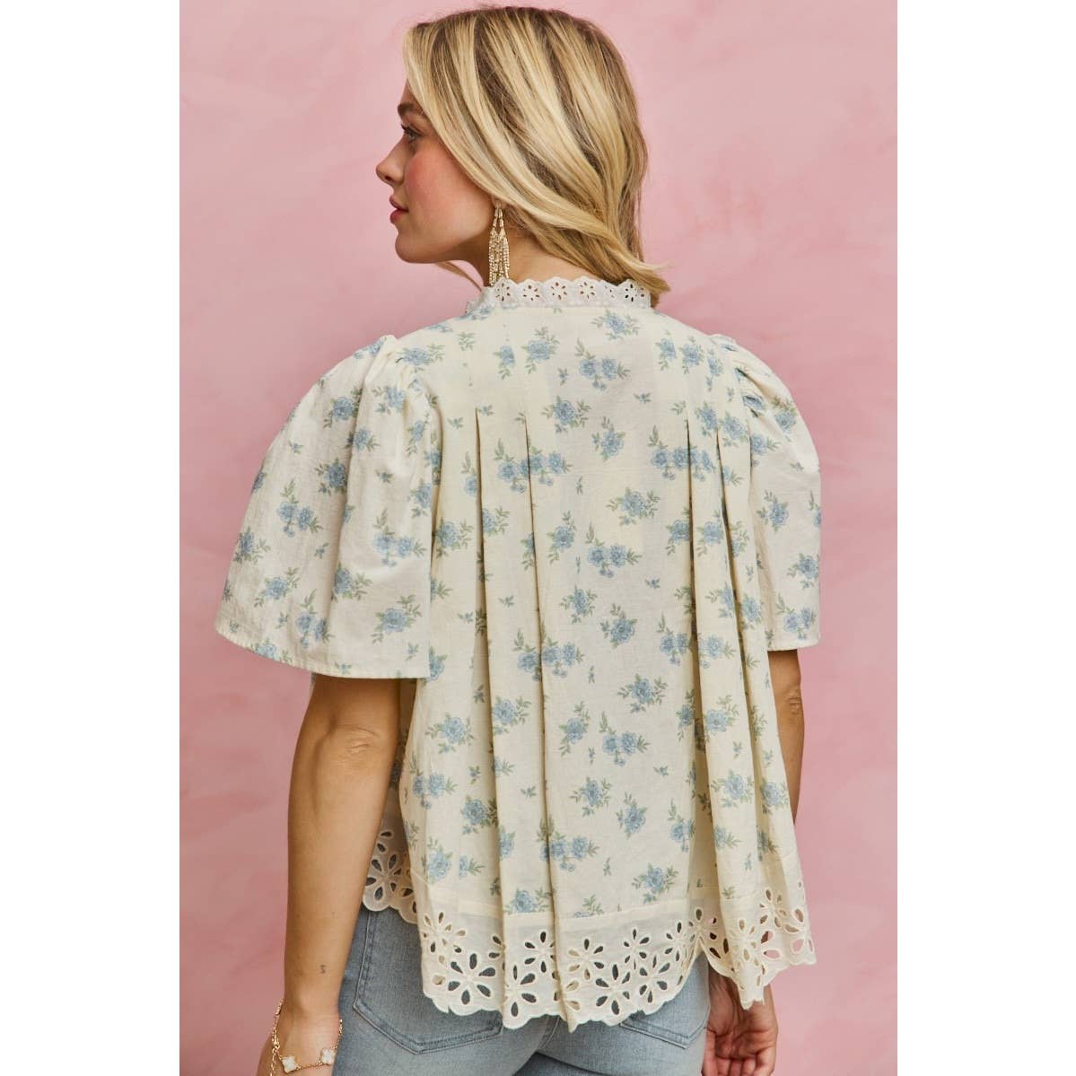 Cosette Lace Trim Top