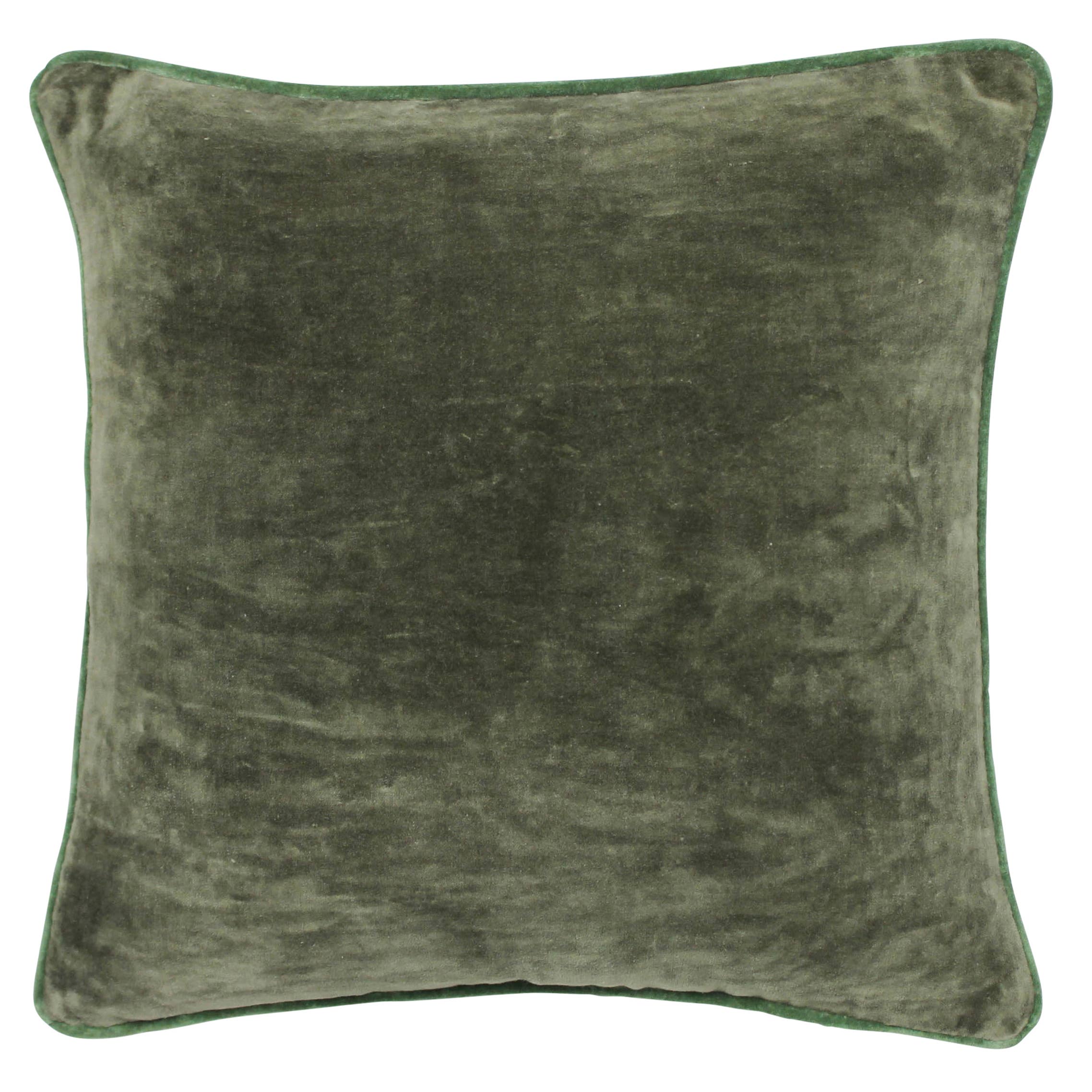 Juniper Green Velvet Pillow