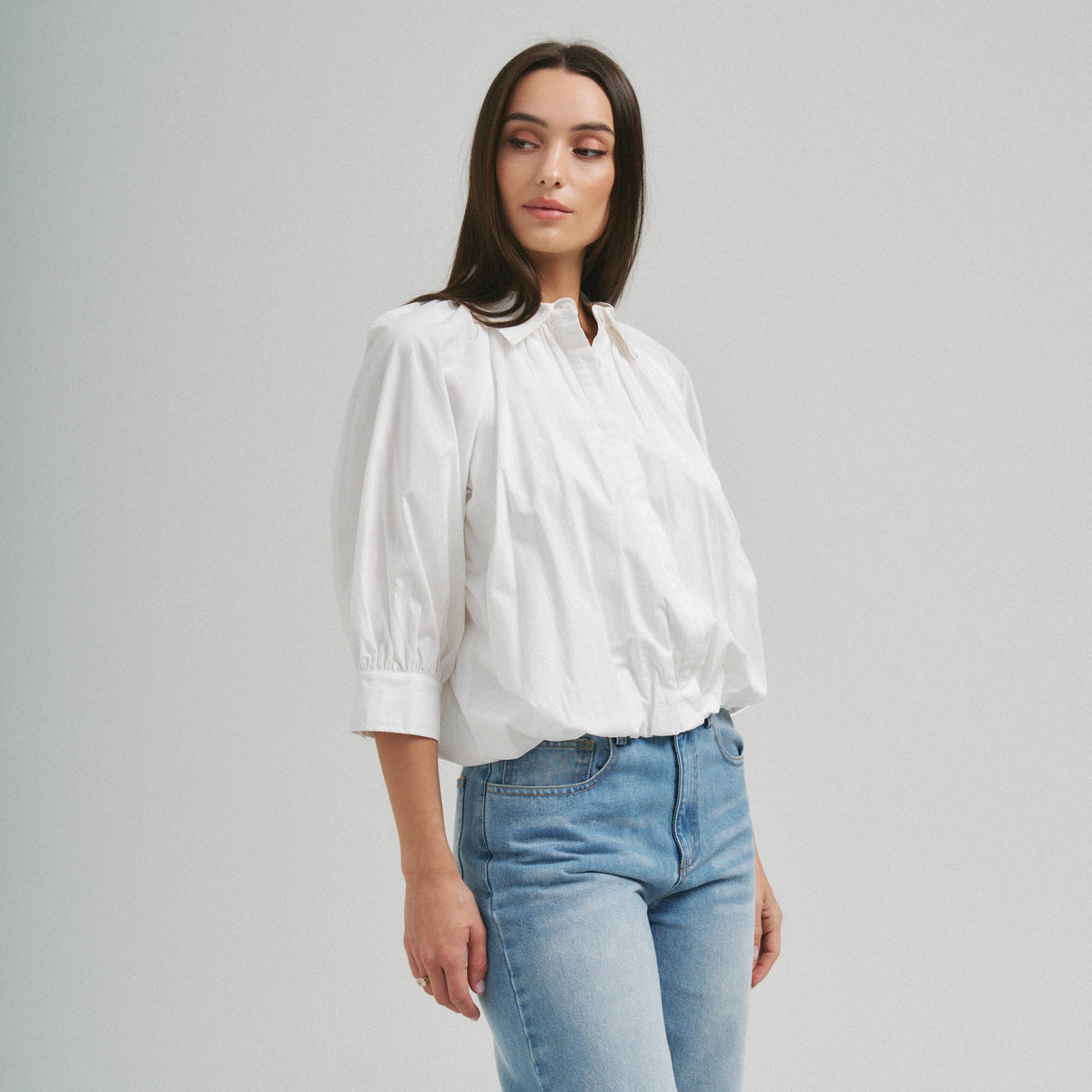 Bubble Hem Blouse