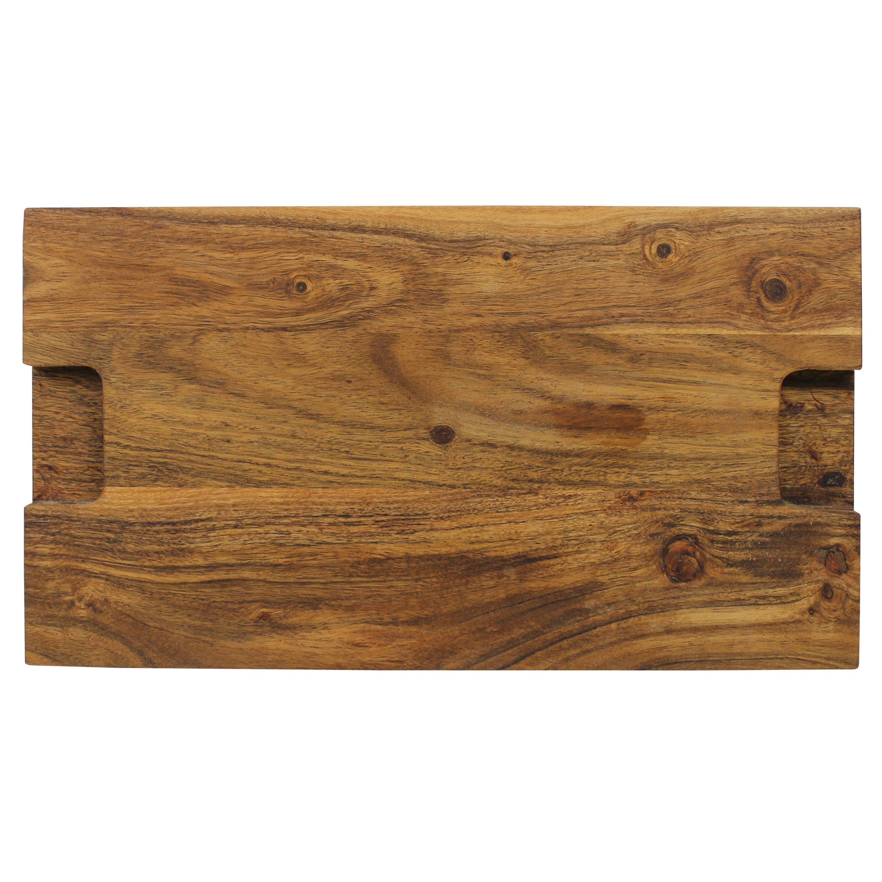 Cutting Board with Finger Slots