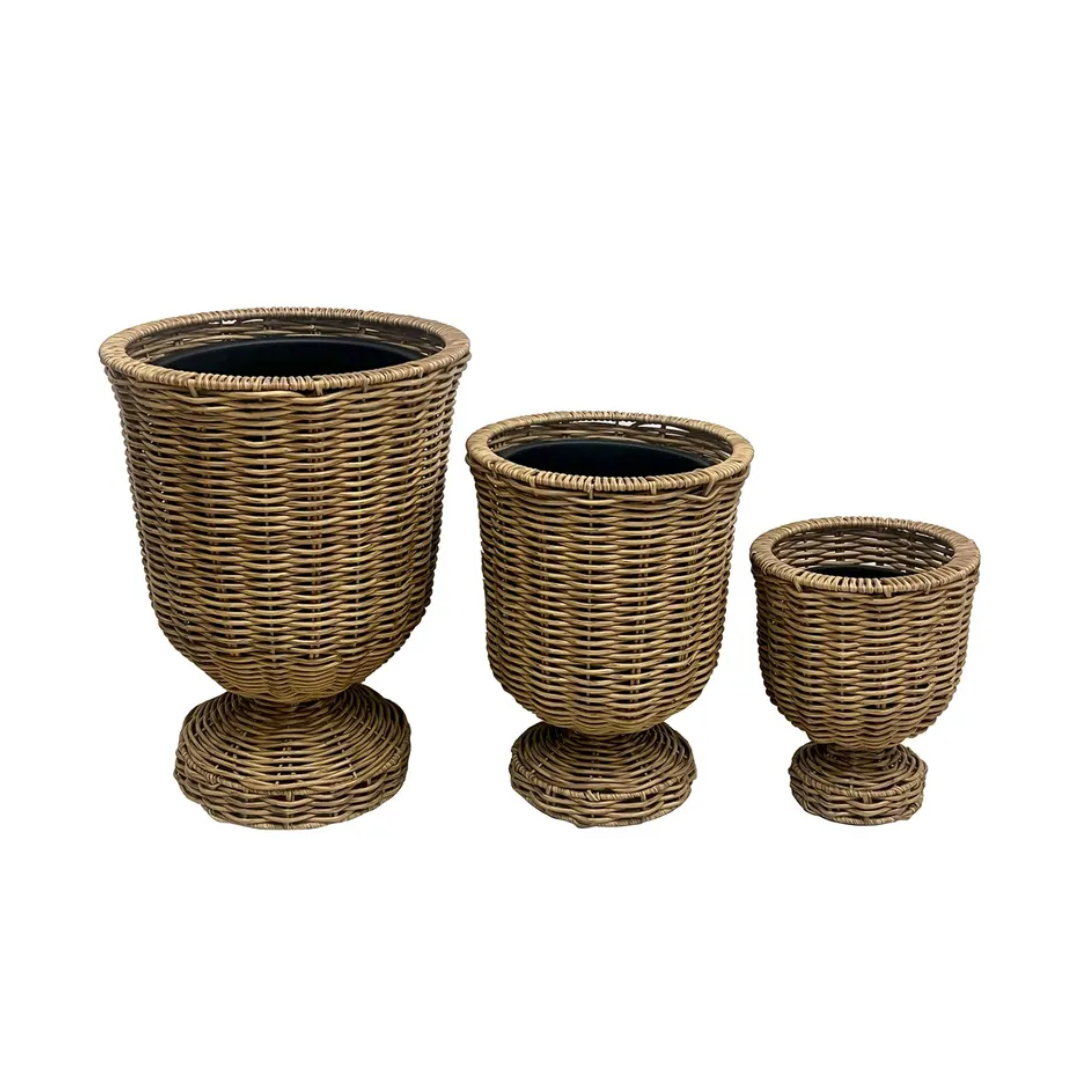 Woven Lined Urns