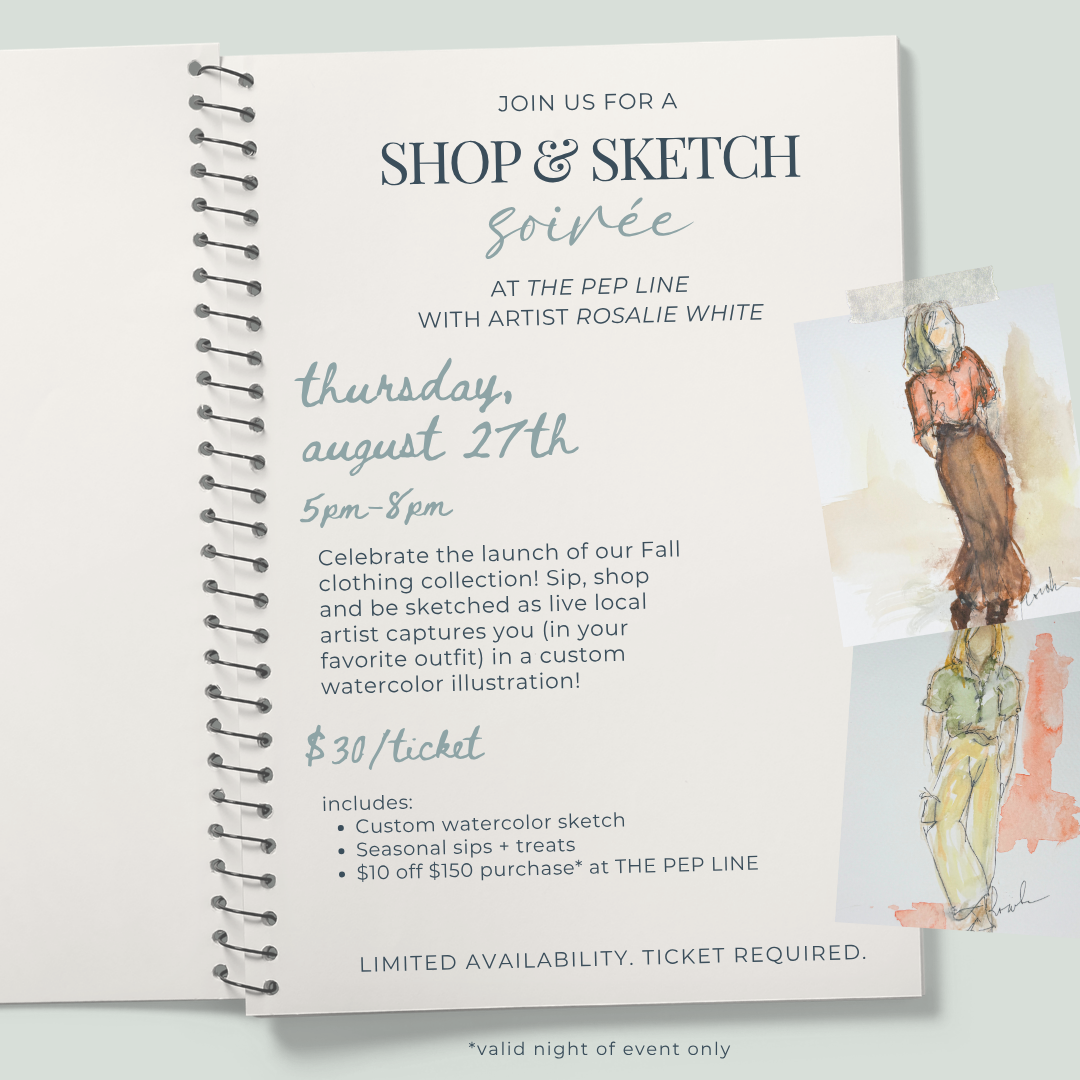 Shop & Sketch Soirée Event Ticket
