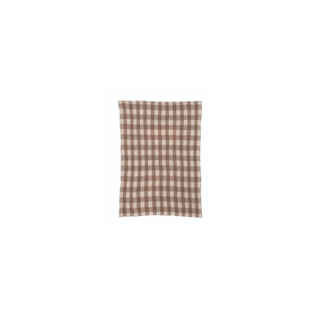 Gingham Waffle Weave Tea Towel