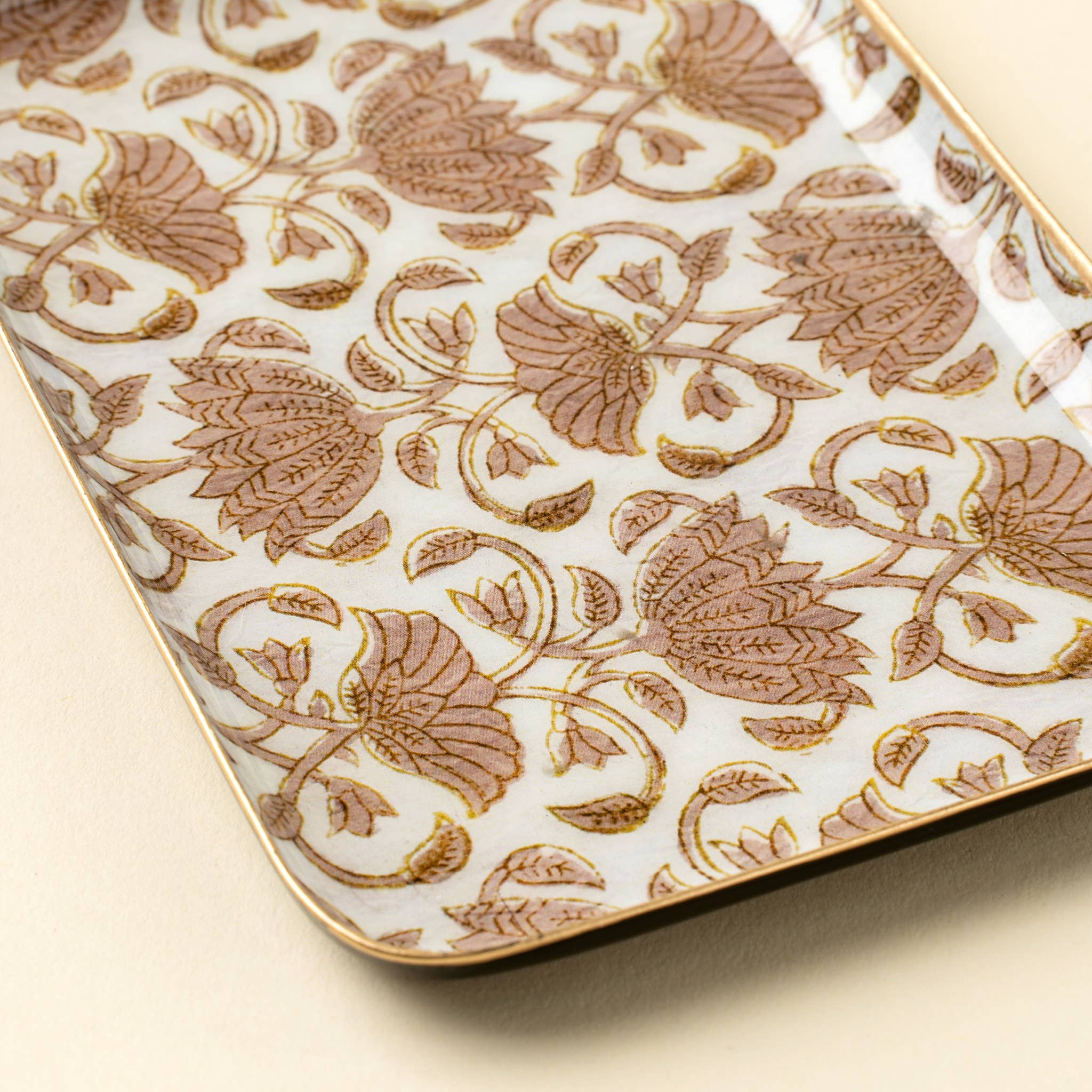 Loti Decorative Enameled Tray