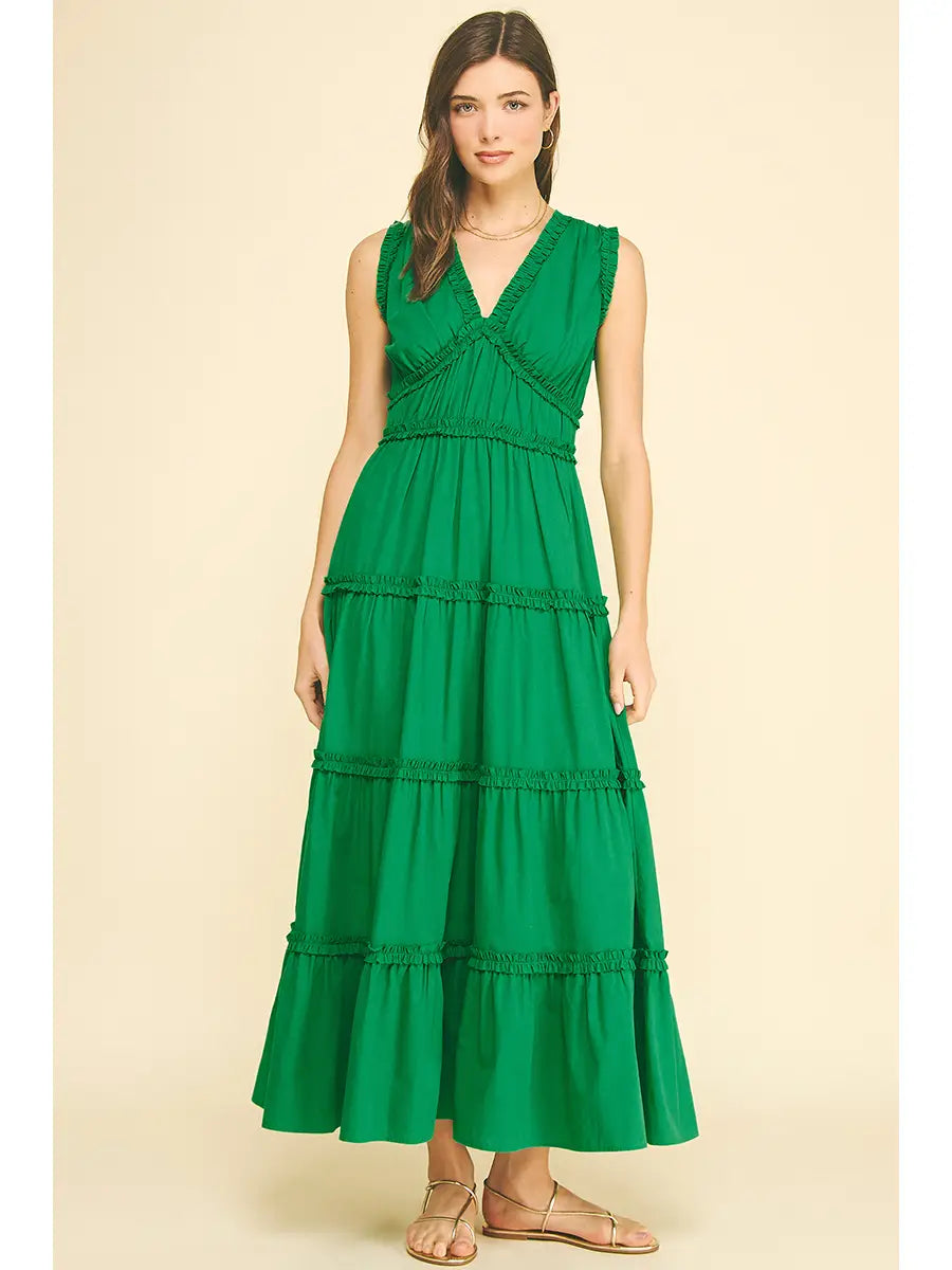 Ruffled Tiered Maxi Dress