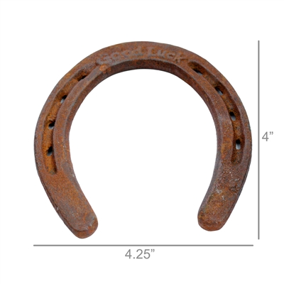 Good Luck Cast Iron Horse Shoe