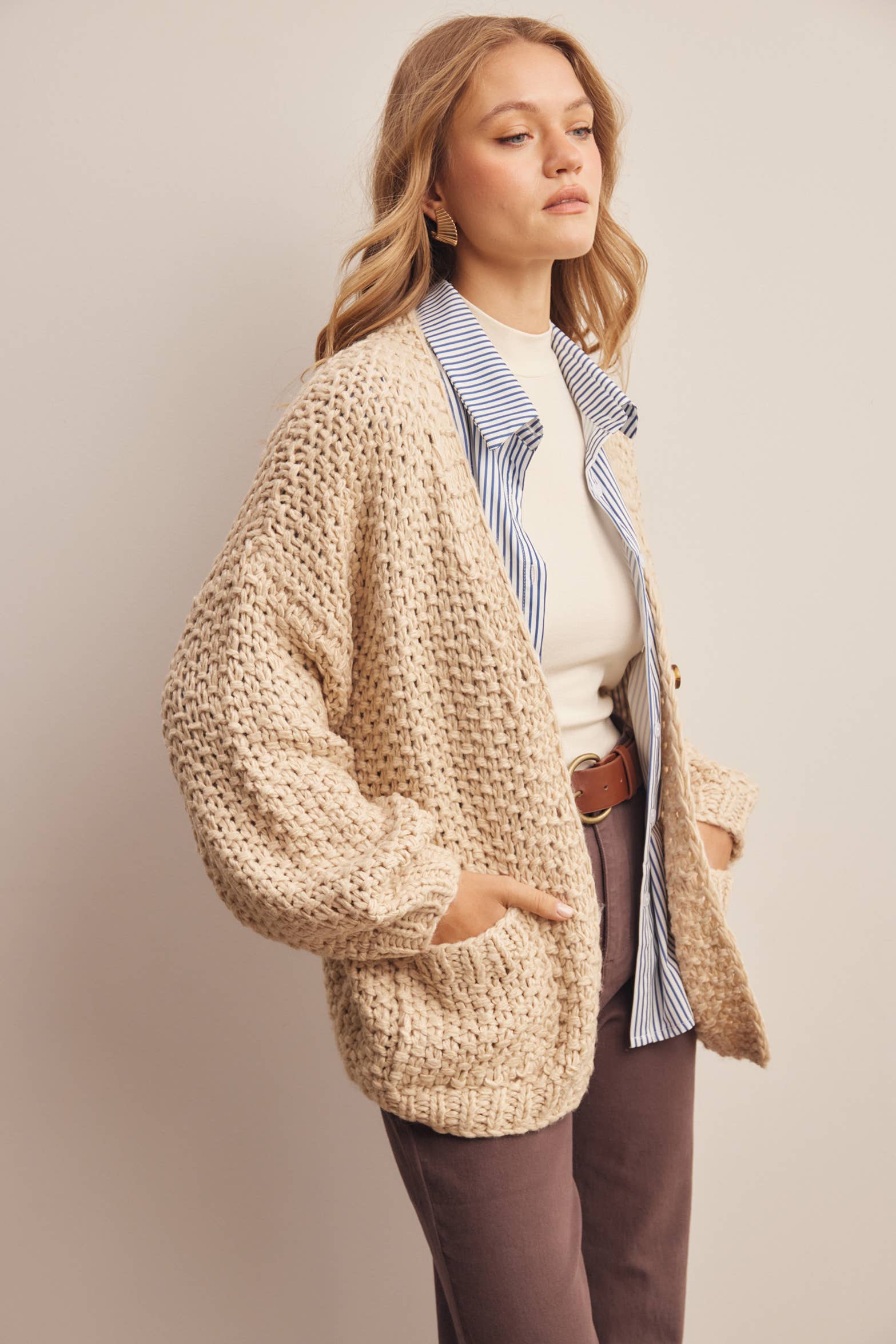 Handmade Chunky Knit Cardigan