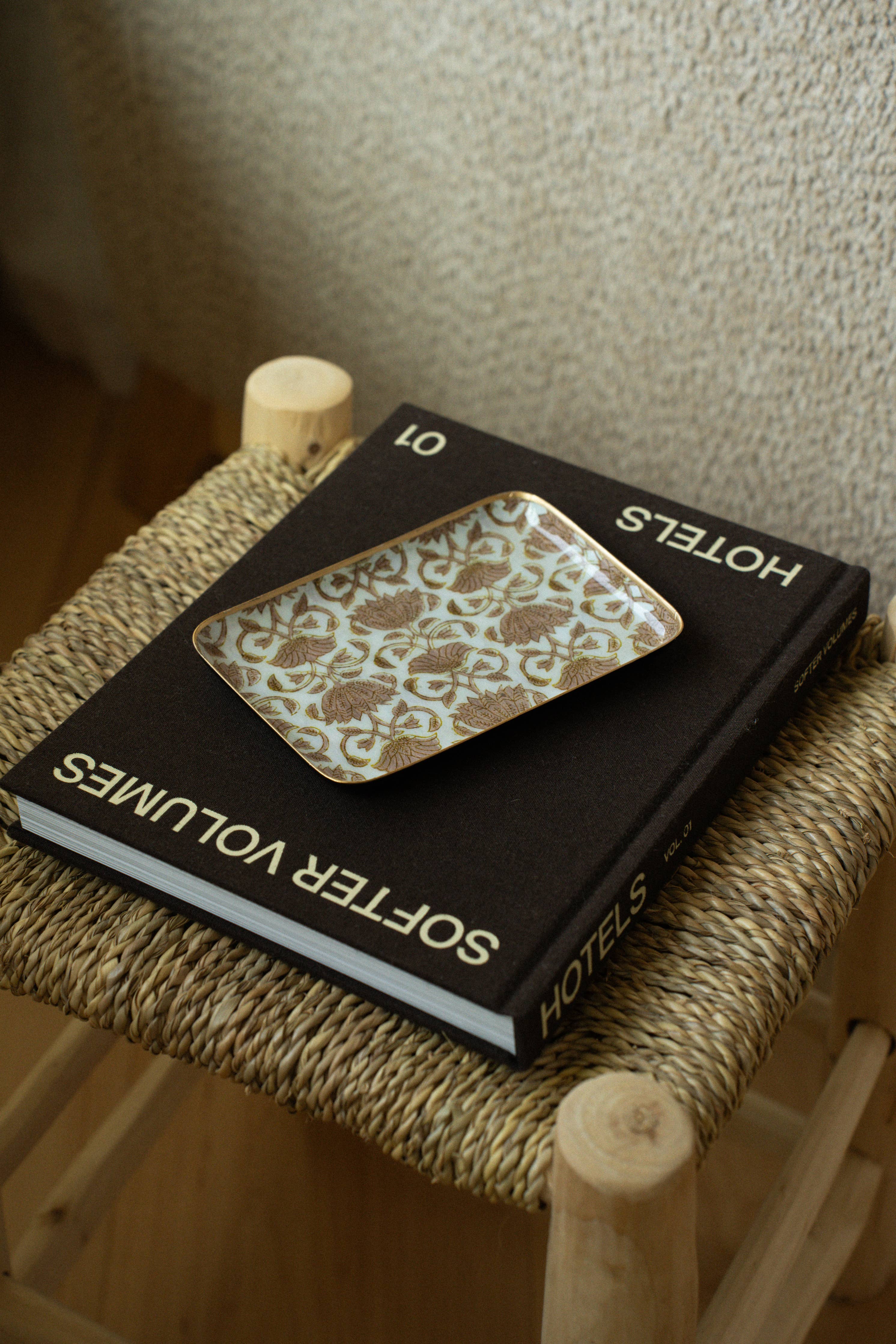 Loti Decorative Enameled Tray