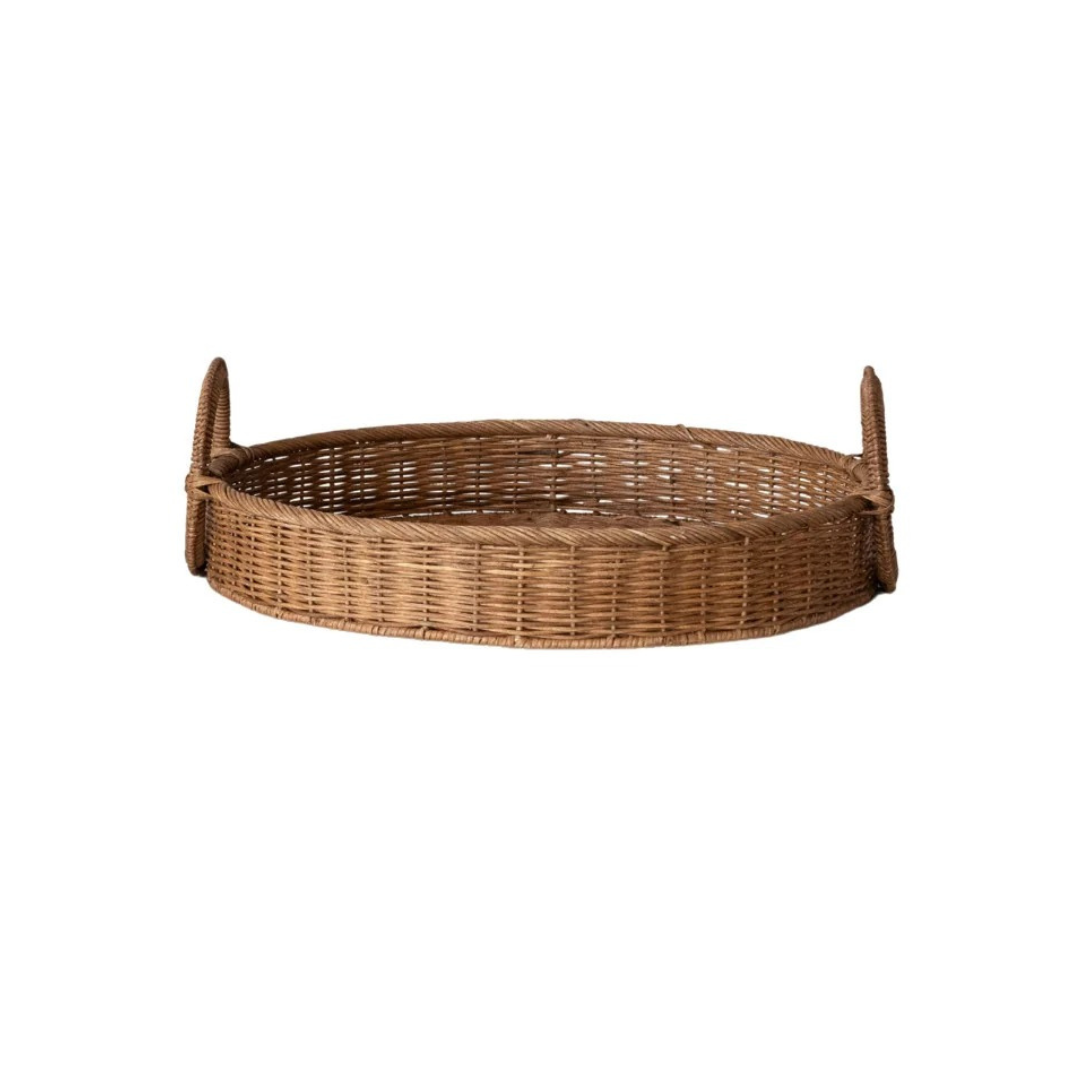 Round Woven Trays