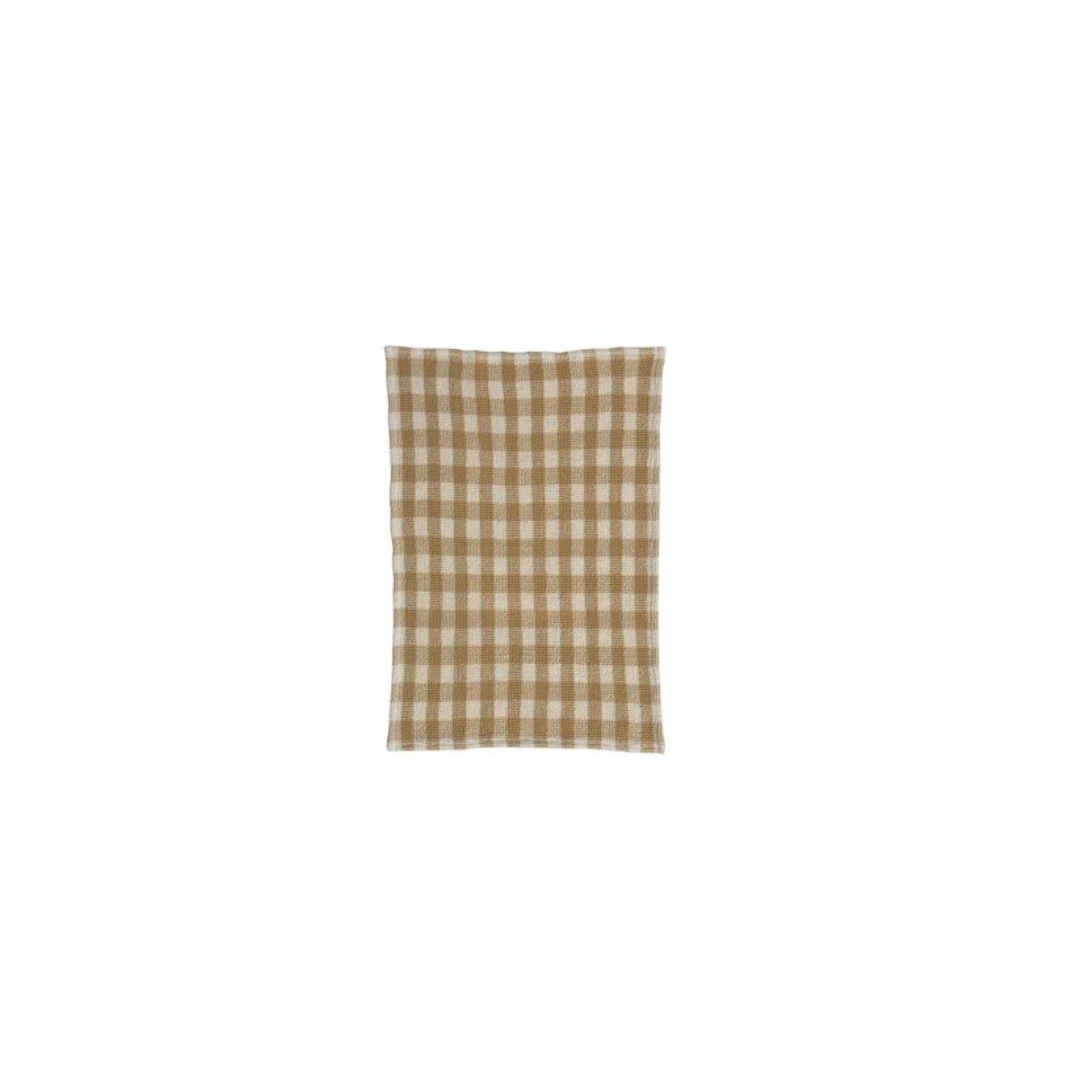 Gingham Waffle Weave Tea Towel