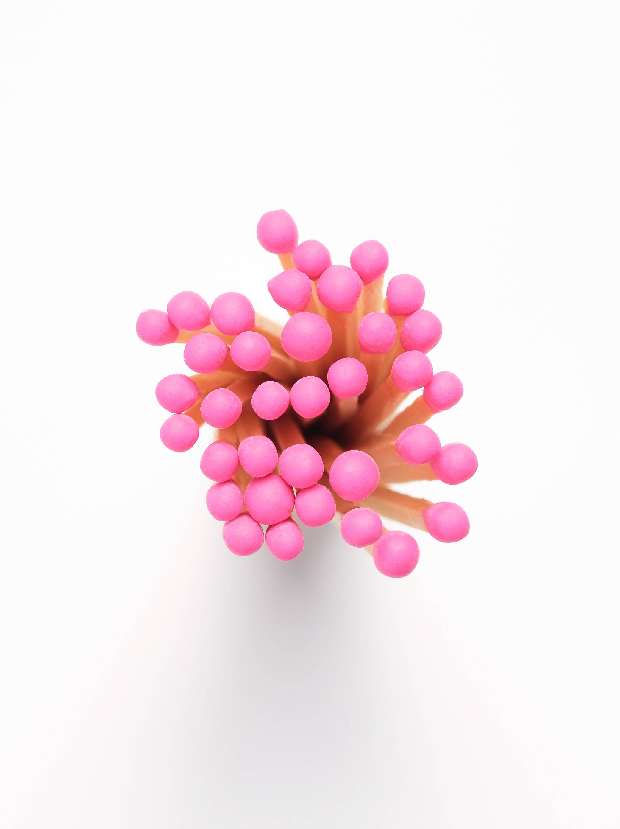 Hot Pink Matches in Bottle