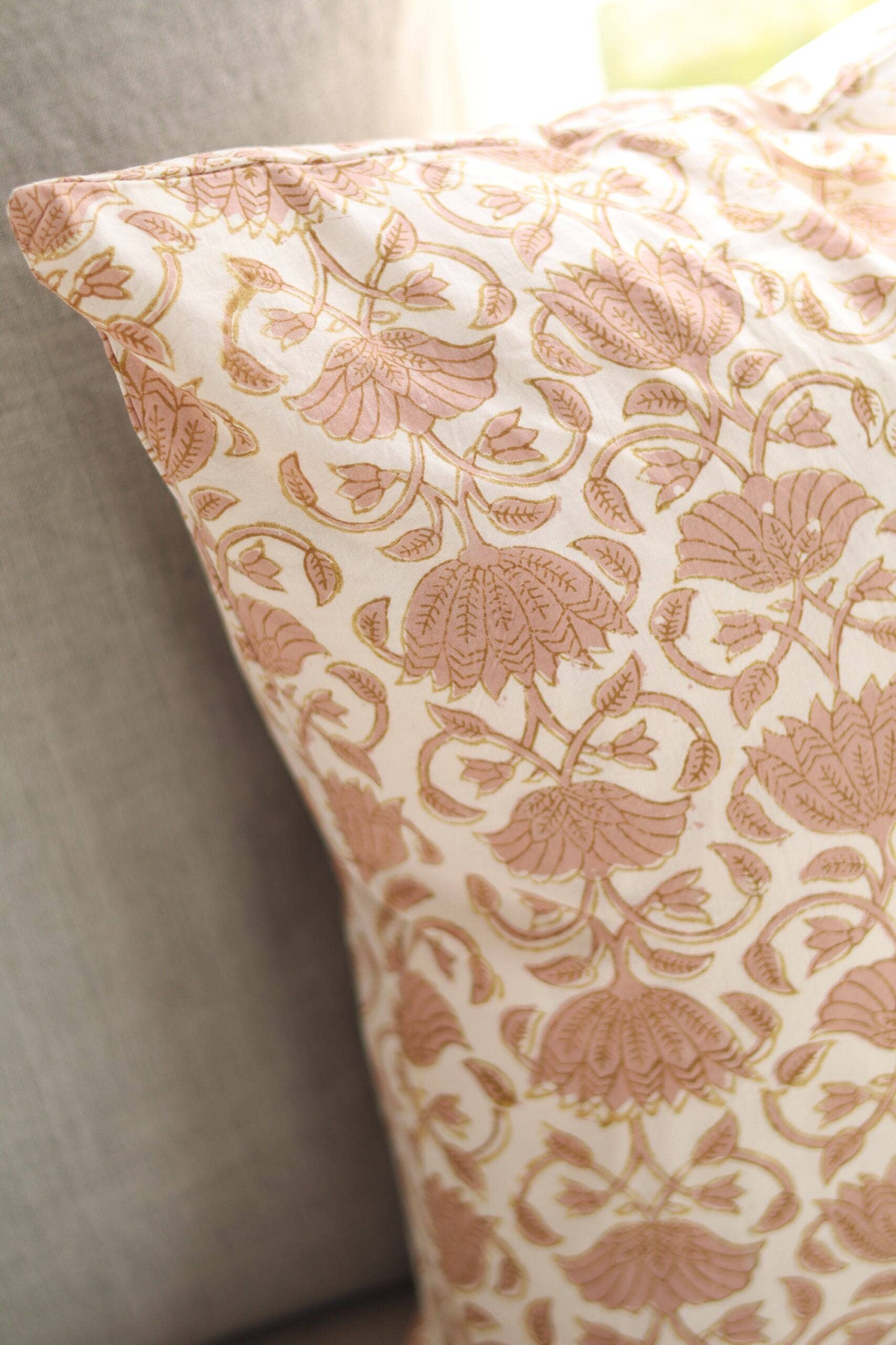Loti Block Print Pillow