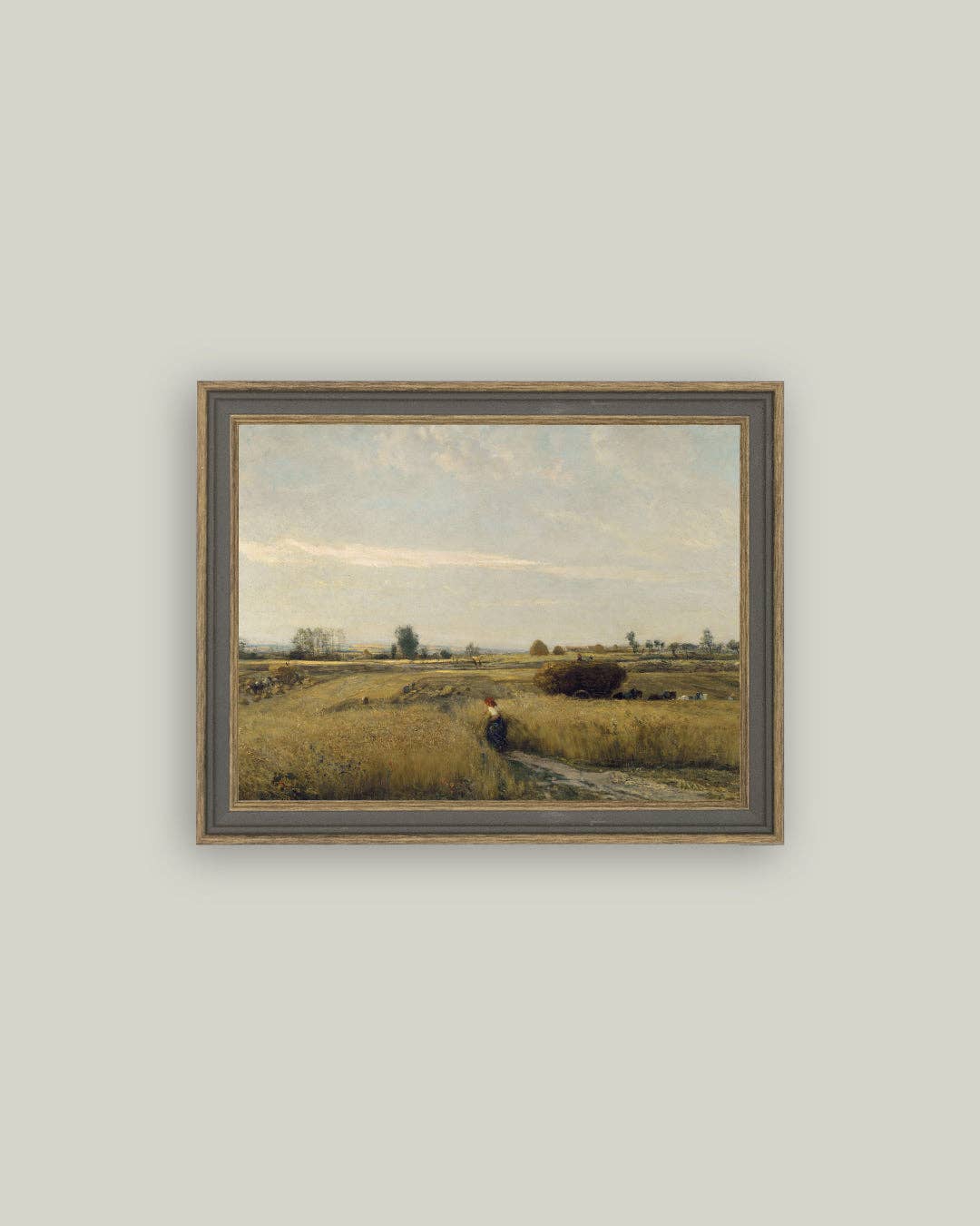 Harvest Framed Antique Art