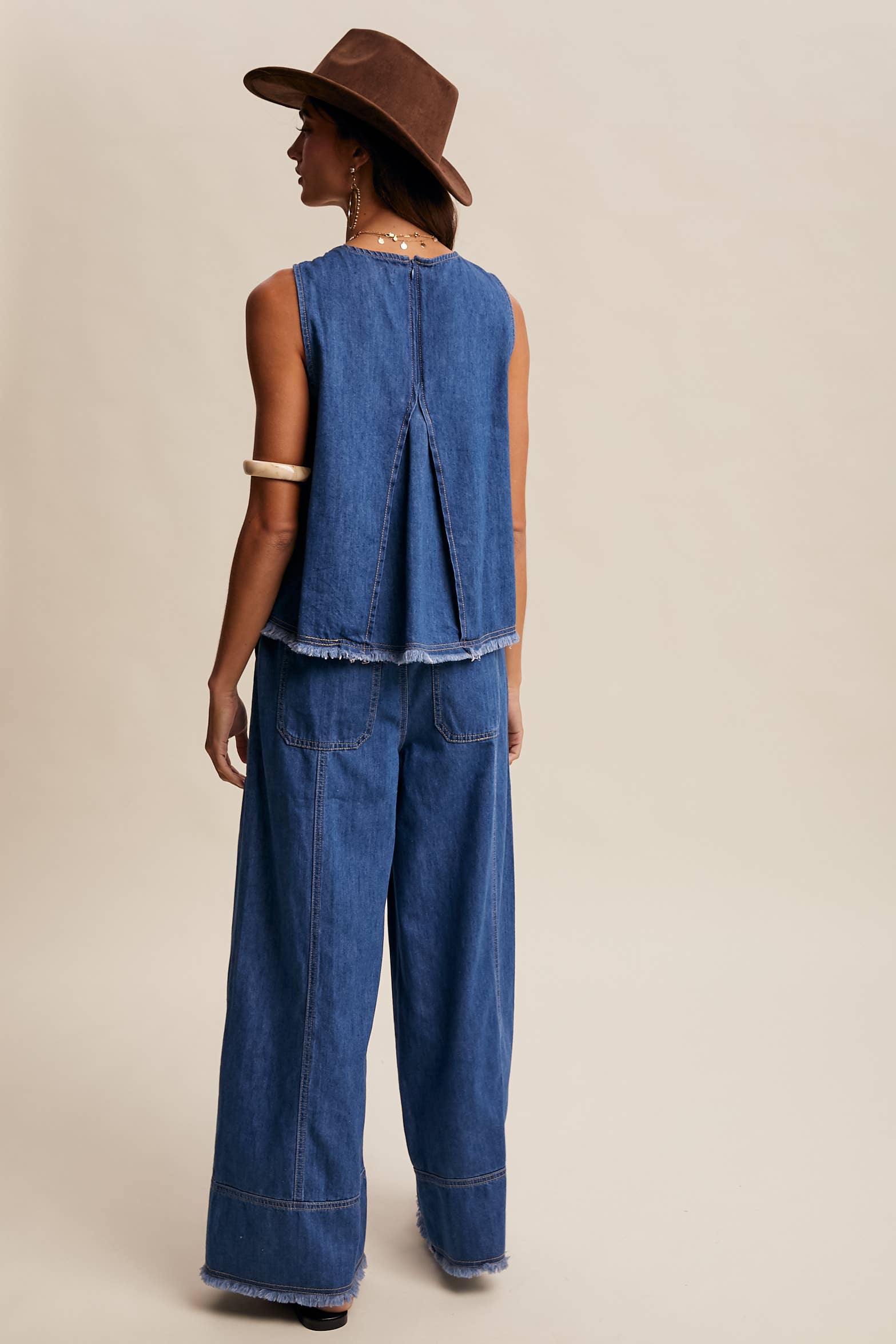 Washed Denim Tank