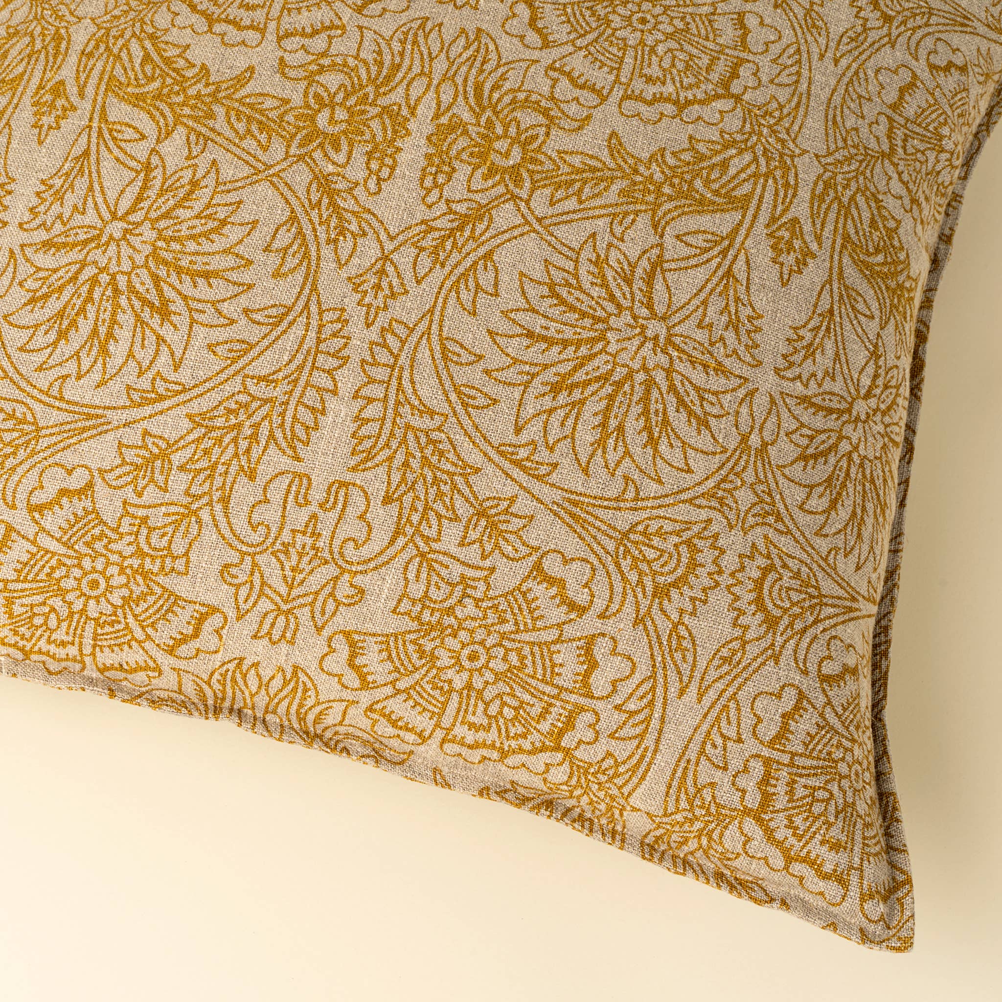 Sunflower Linen Pillow