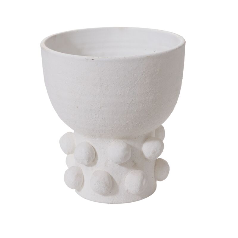 Hobnail Footed Pot
