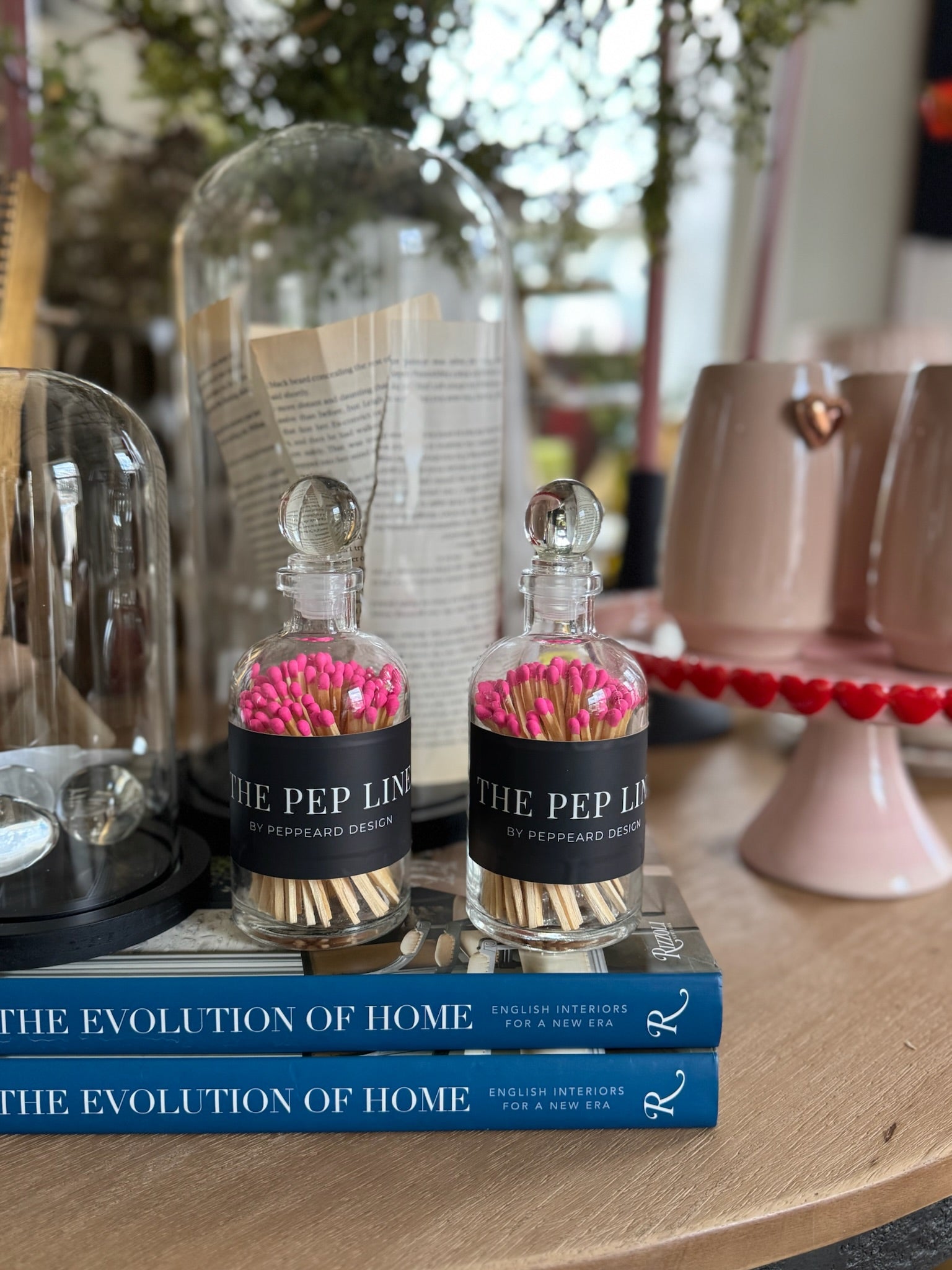 Hot Pink Matches in Bottle