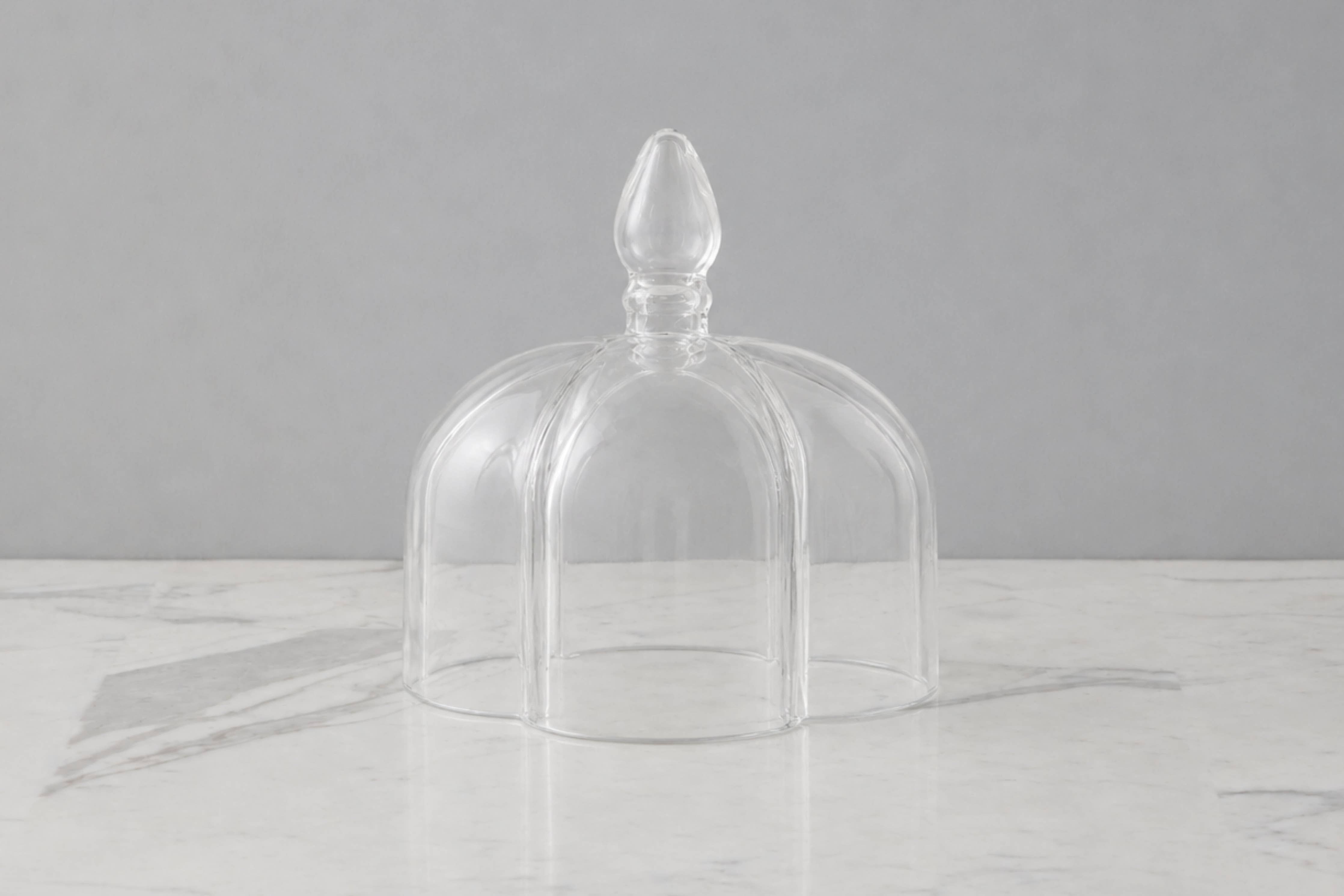 Glass Quatrefoil Dome