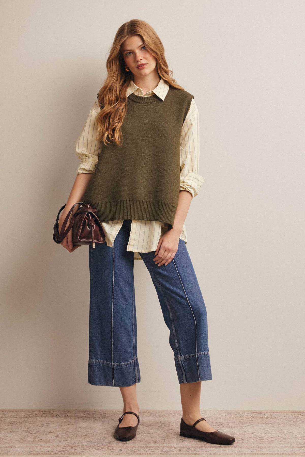 Side Tie Knit Vest