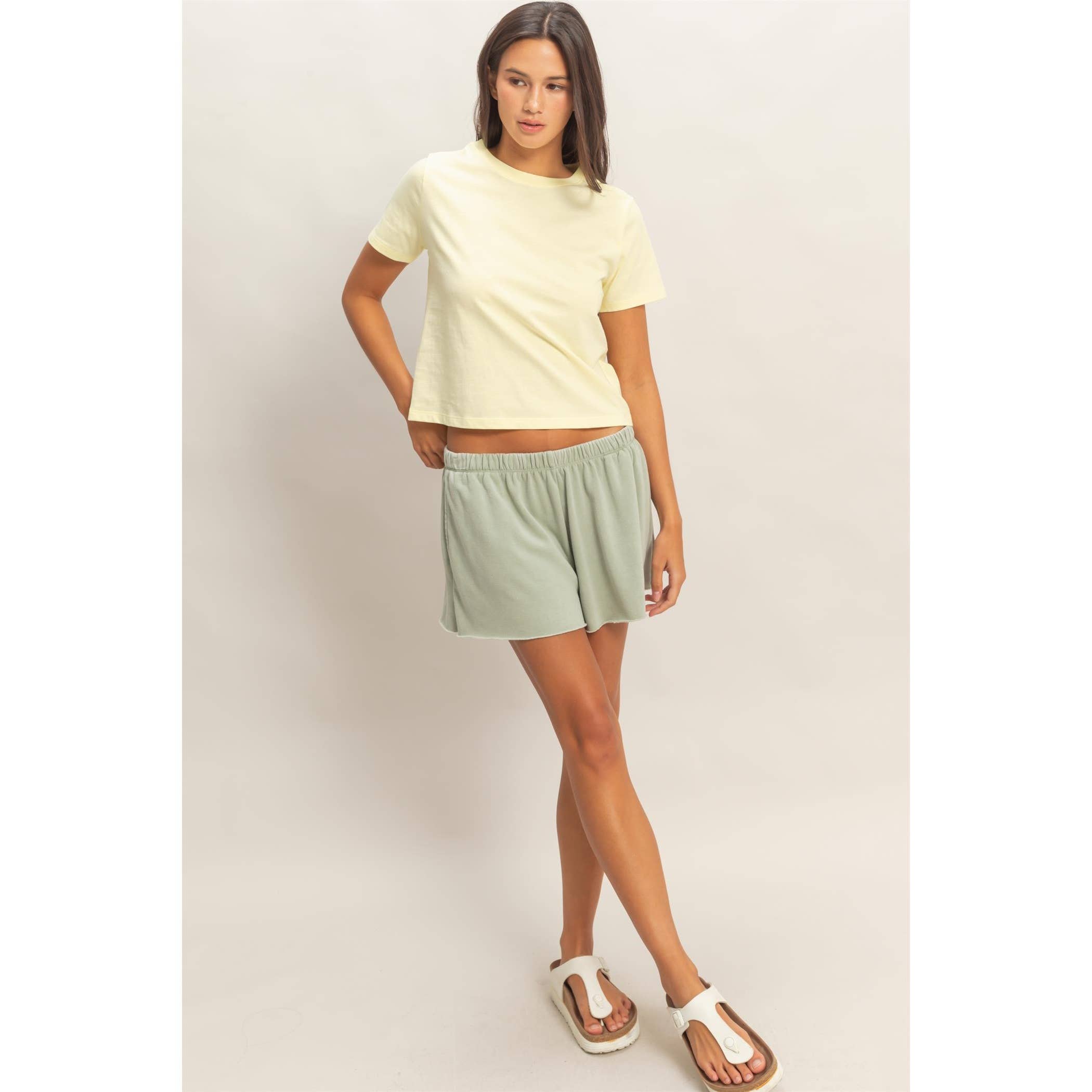 Crew Neck Cotton T-Shirt