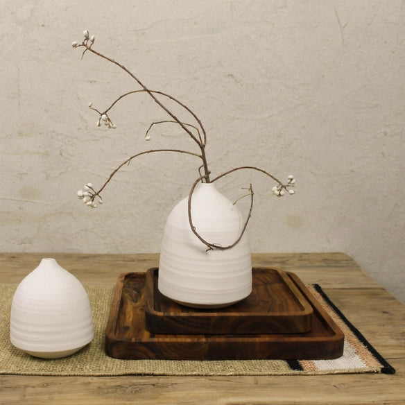 Square Acacia Wood Tray