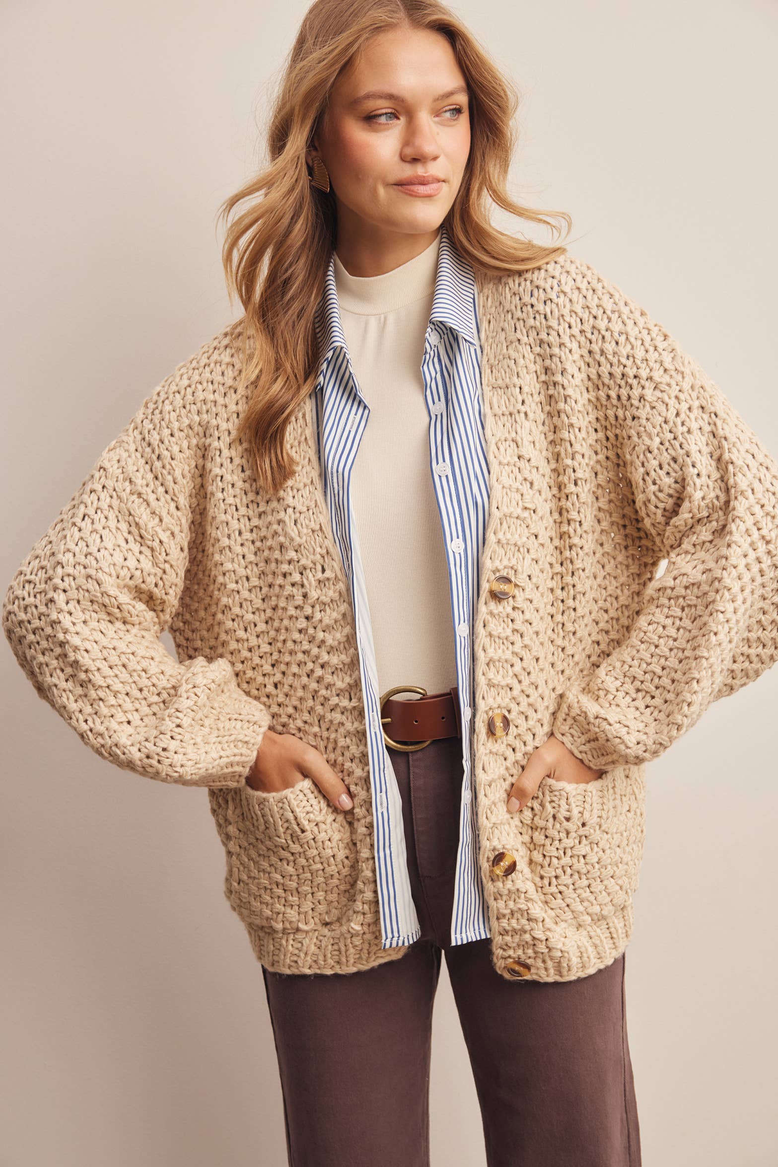 Handmade Chunky Knit Cardigan