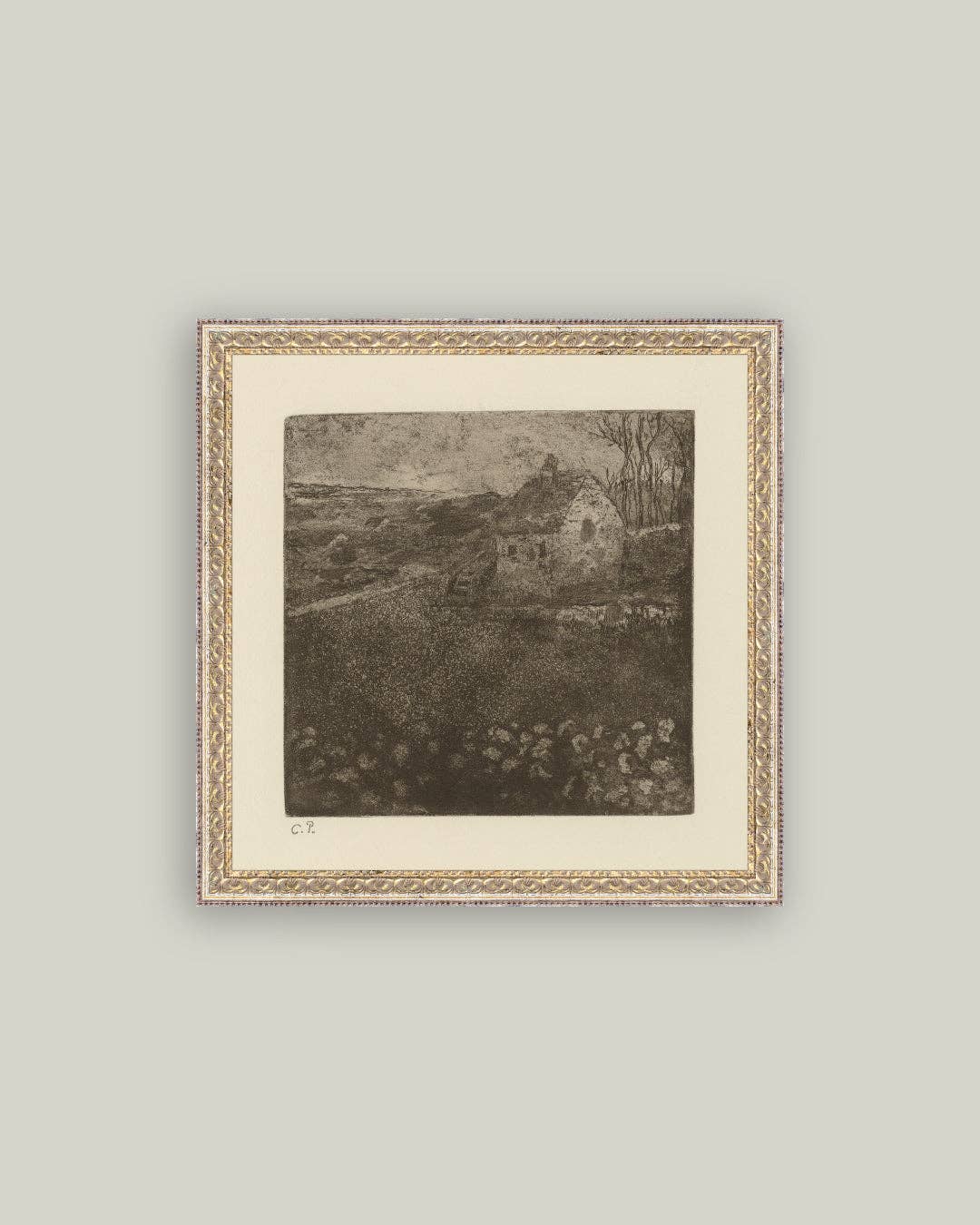 La Masure Framed Antique Art