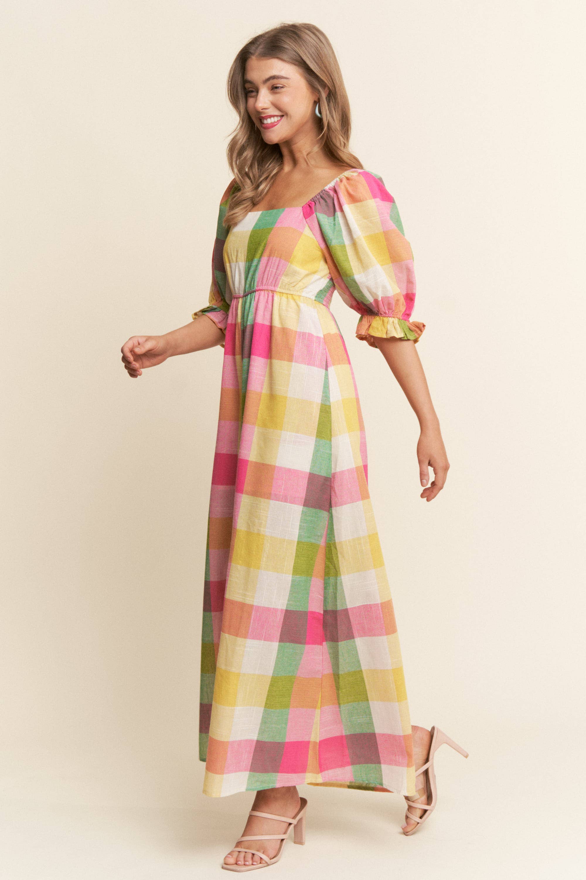 Checkered Multi-Color Jumpsuit