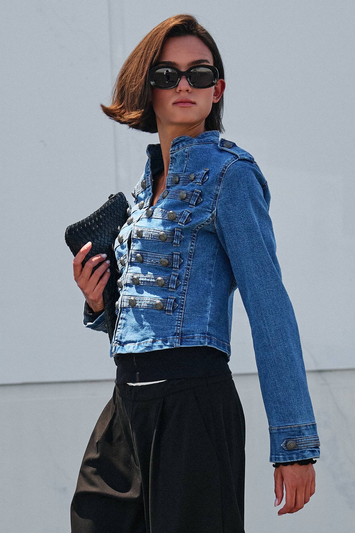 Military Jean Jacket