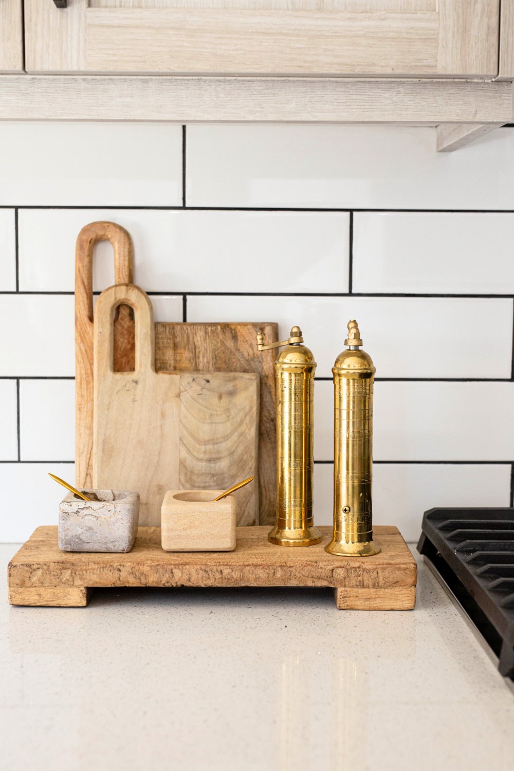 Reclaimed Elm Wood Trivet Riser