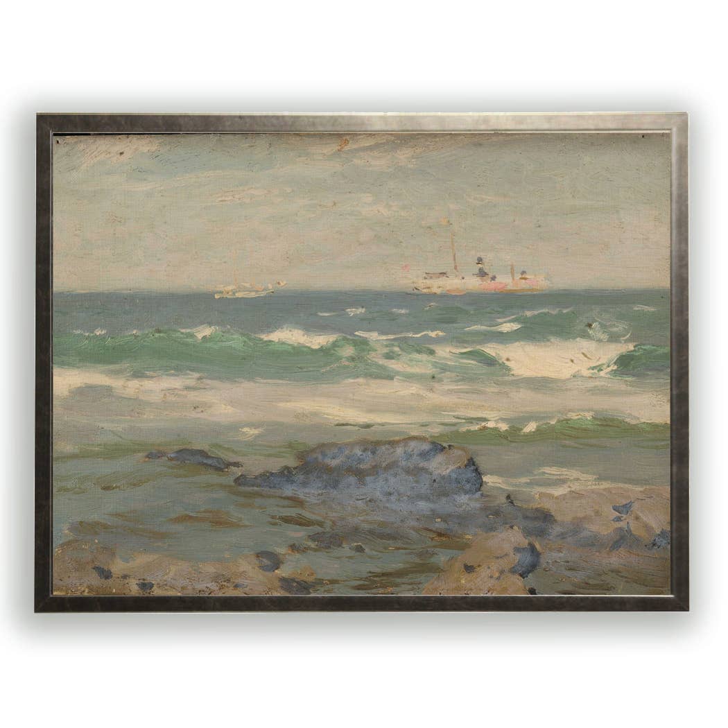 Along The Shore Oil Painting
