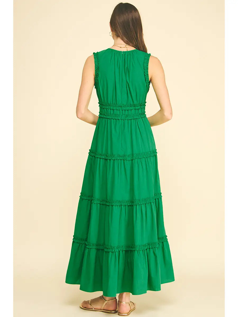 Ruffled Tiered Maxi Dress