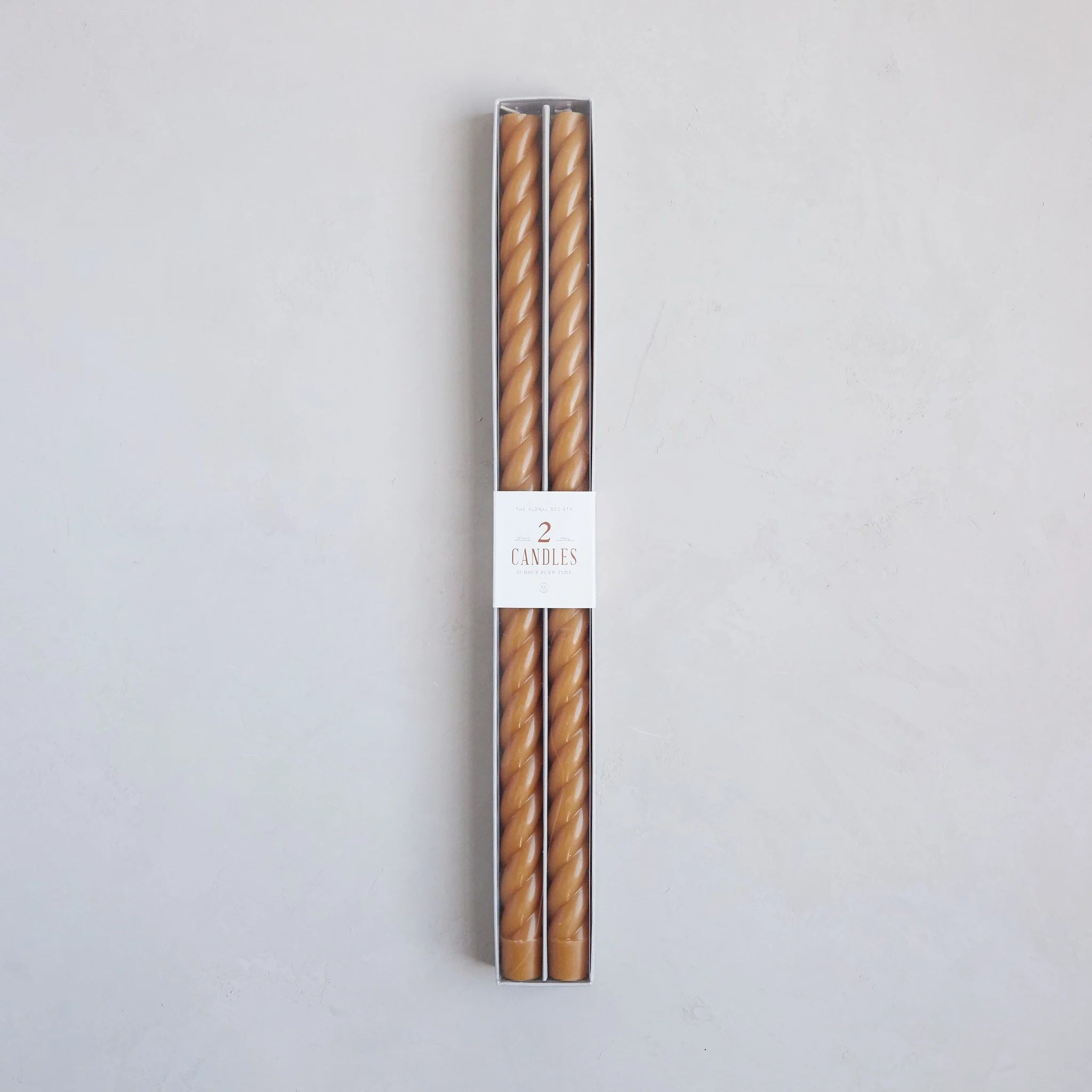 18” Fancy Swirl Taper Candles