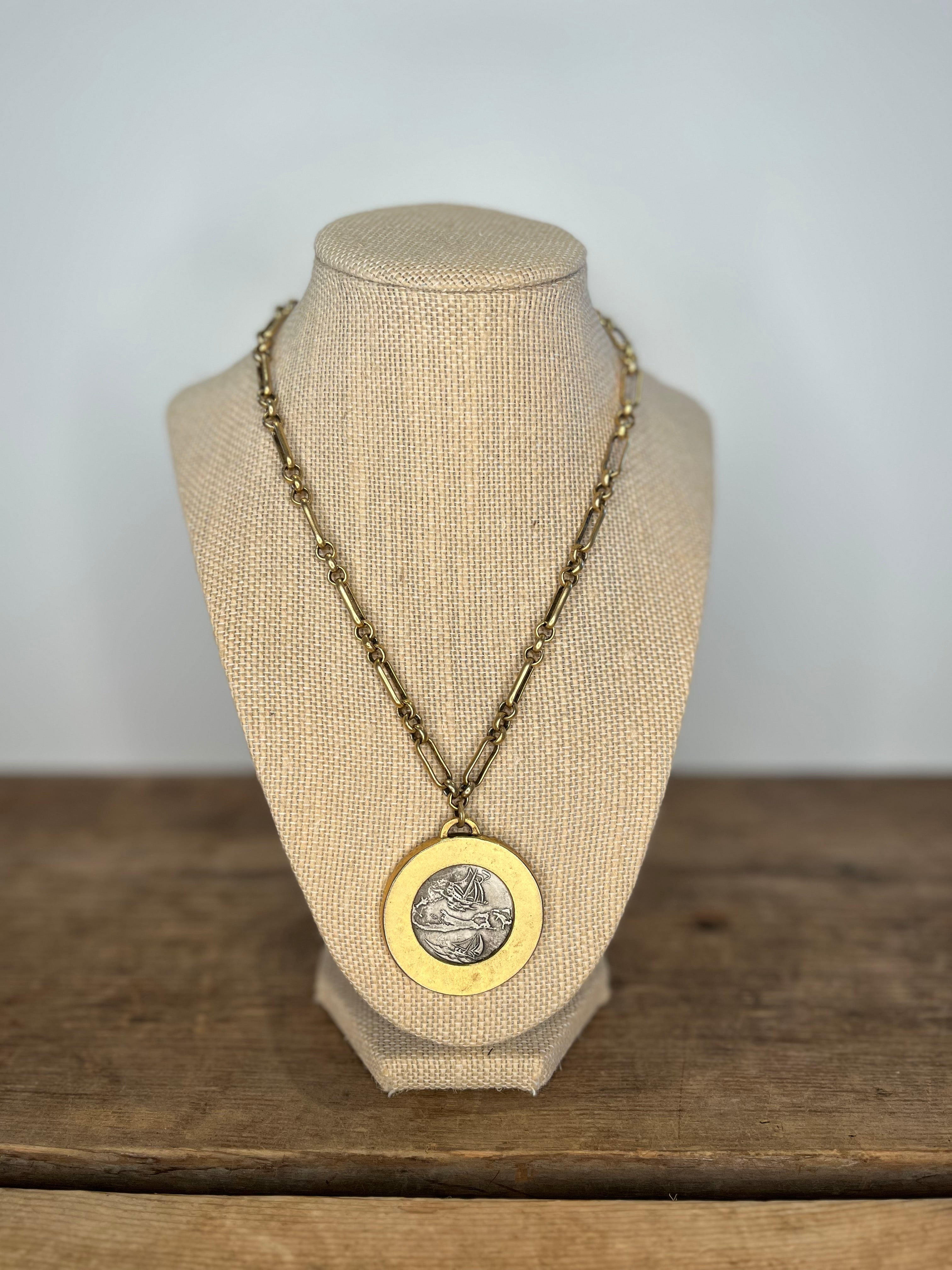 Queen Elizabeth II Coin Necklace