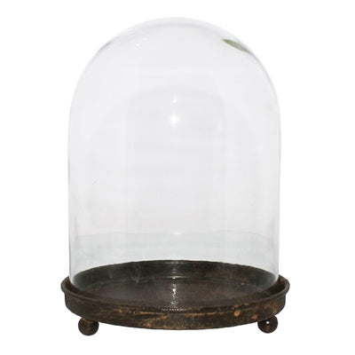 Maya Glass and Metal Cloche