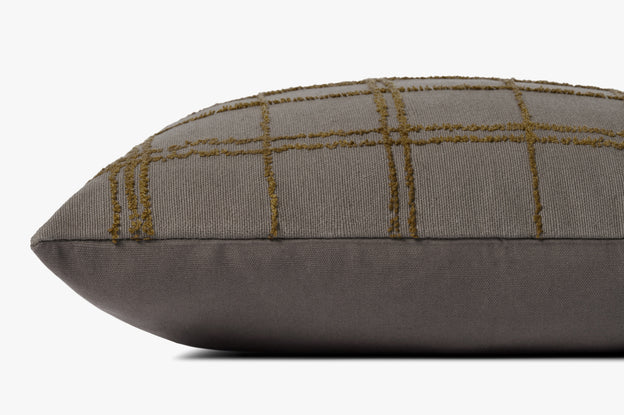 Charcoal Olive Pillow