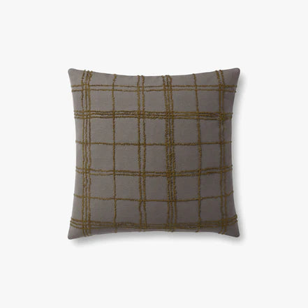 Charcoal Olive Pillow