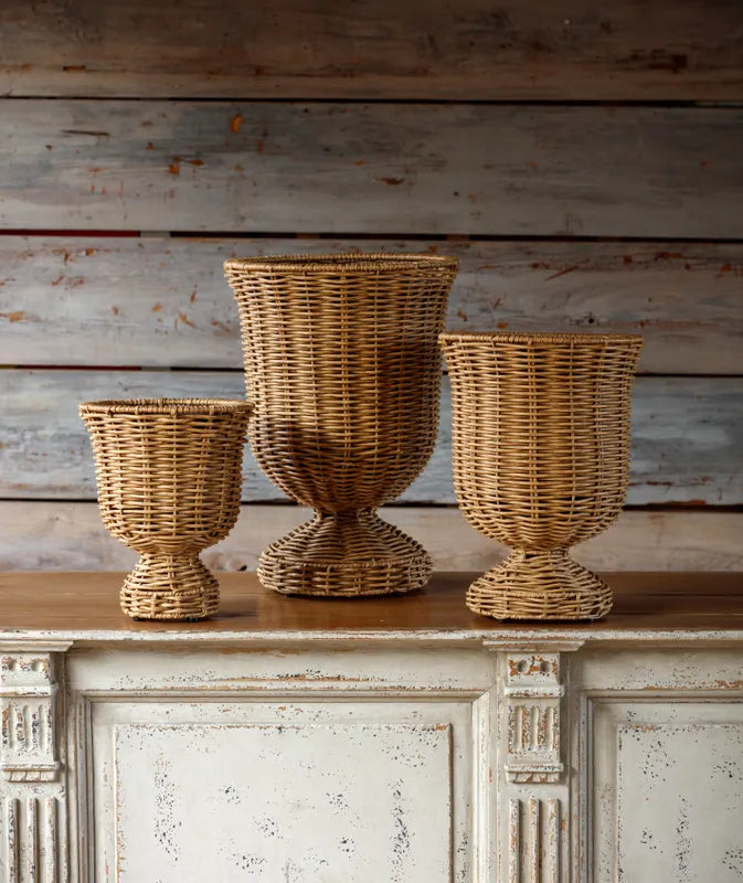 Woven Lined Urns