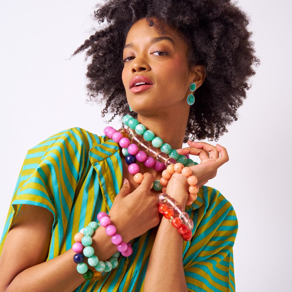 Large Resin Bead Bracelet