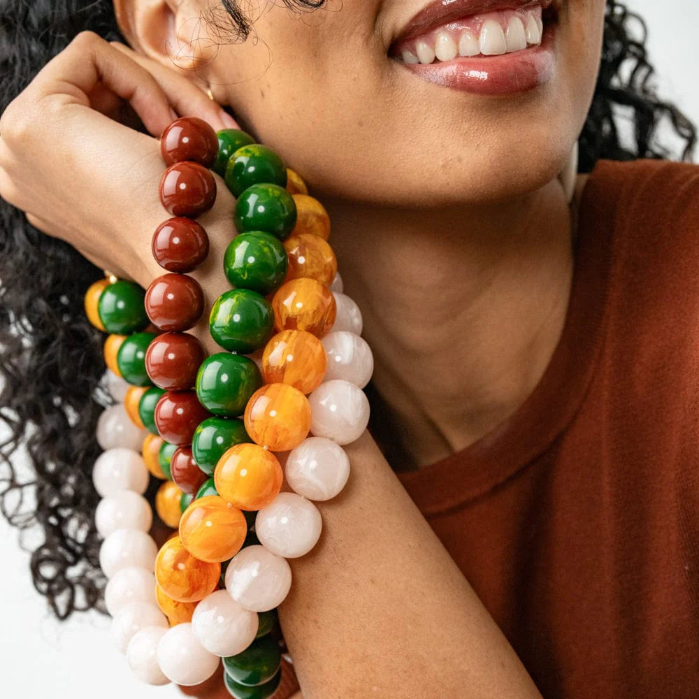 Large Resin Bead Necklace